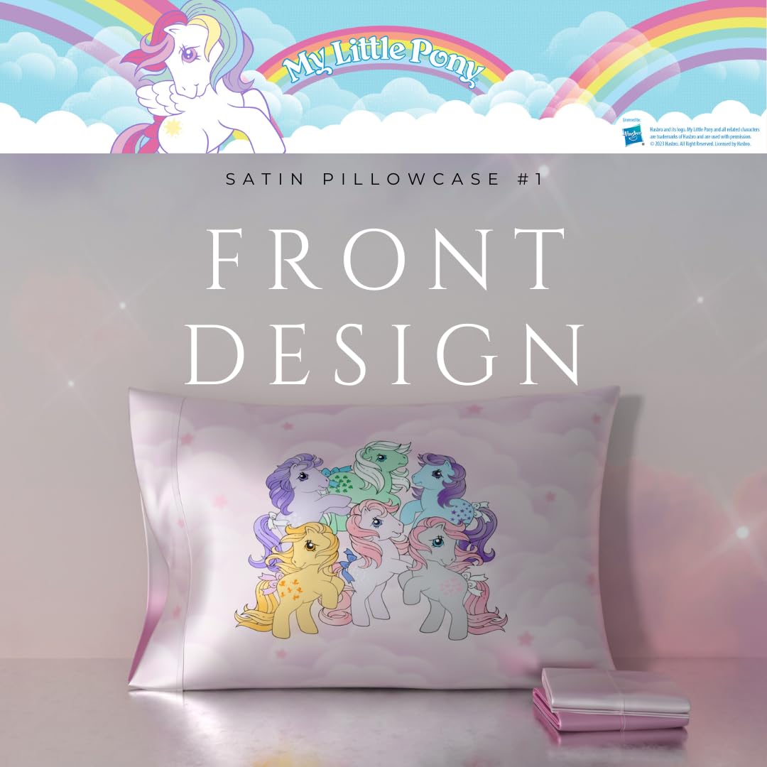 my-little-pony-taies-oreiller-satin-standard-lot-2-rose image 4
