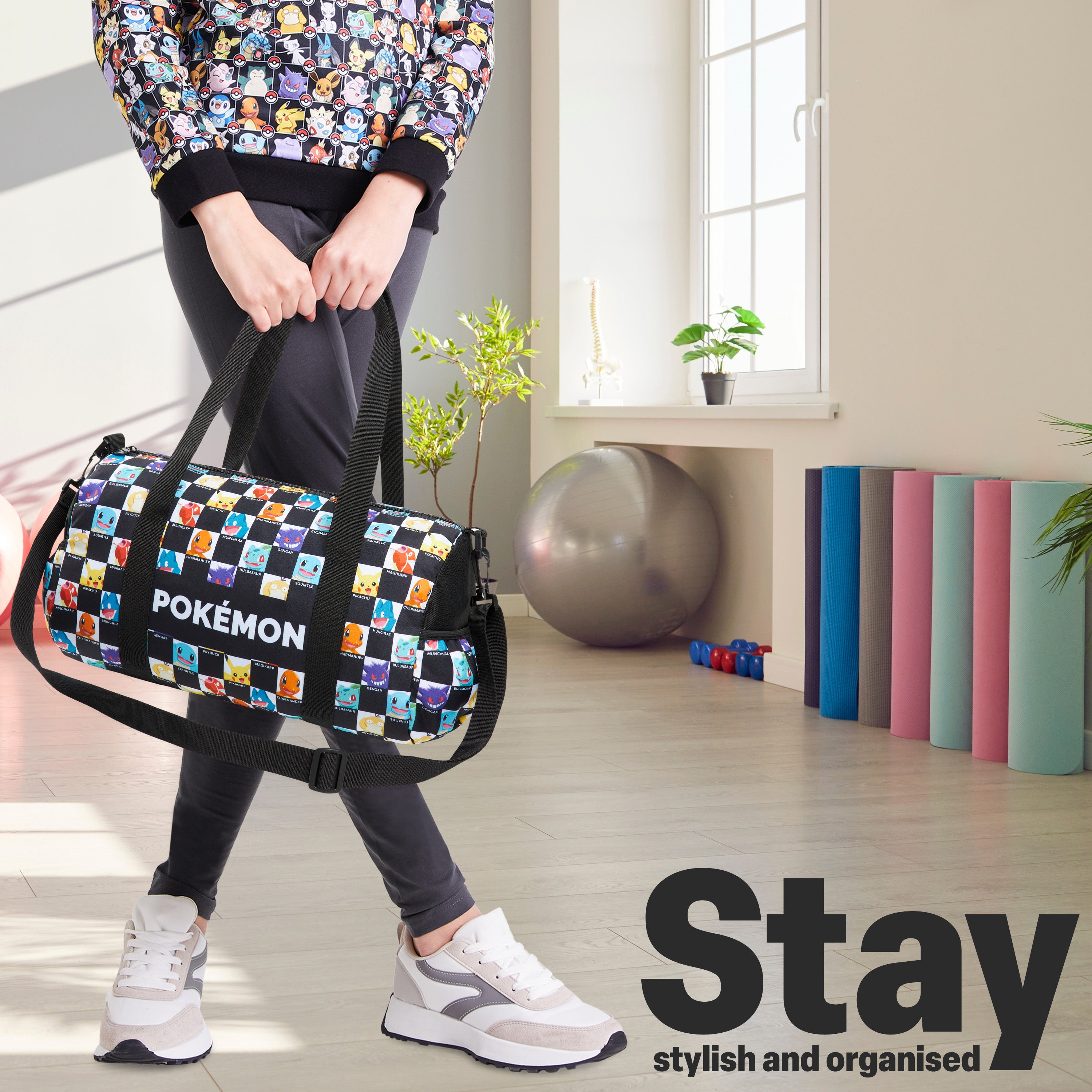 pok-mon-sac-duffle-pikachu-enfant-sport-voyage image 2