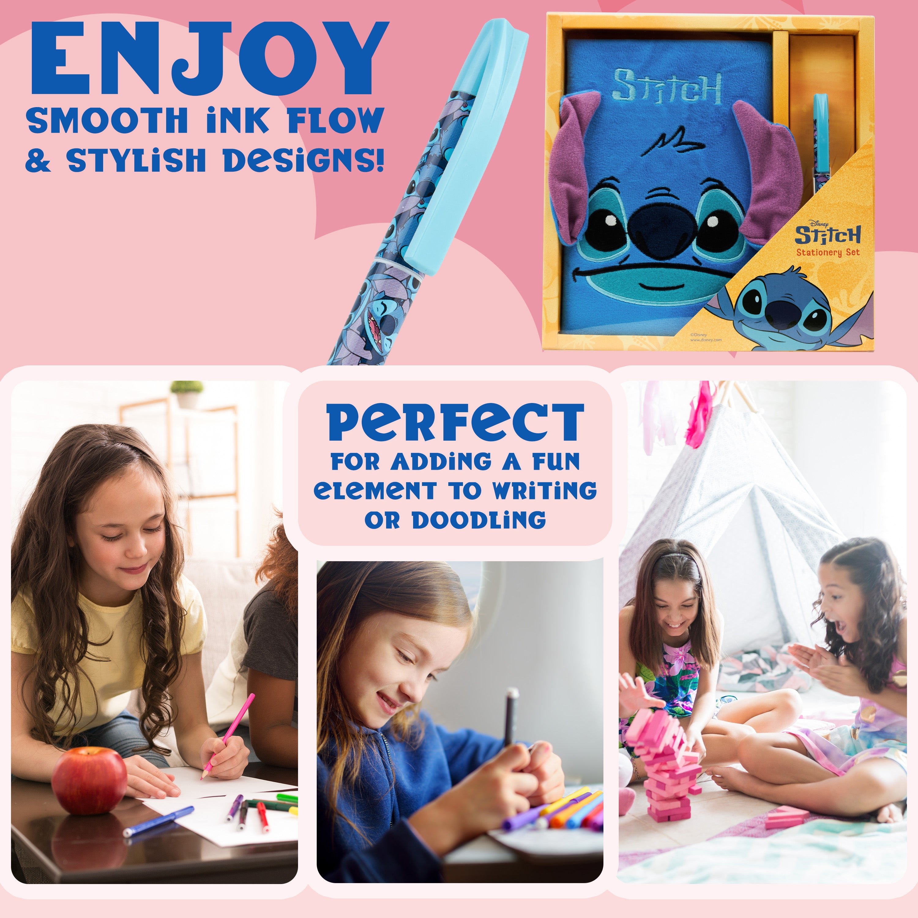 disney-stitch-journal-intime-a5-peluche-bleue-stylo-coffret image 5