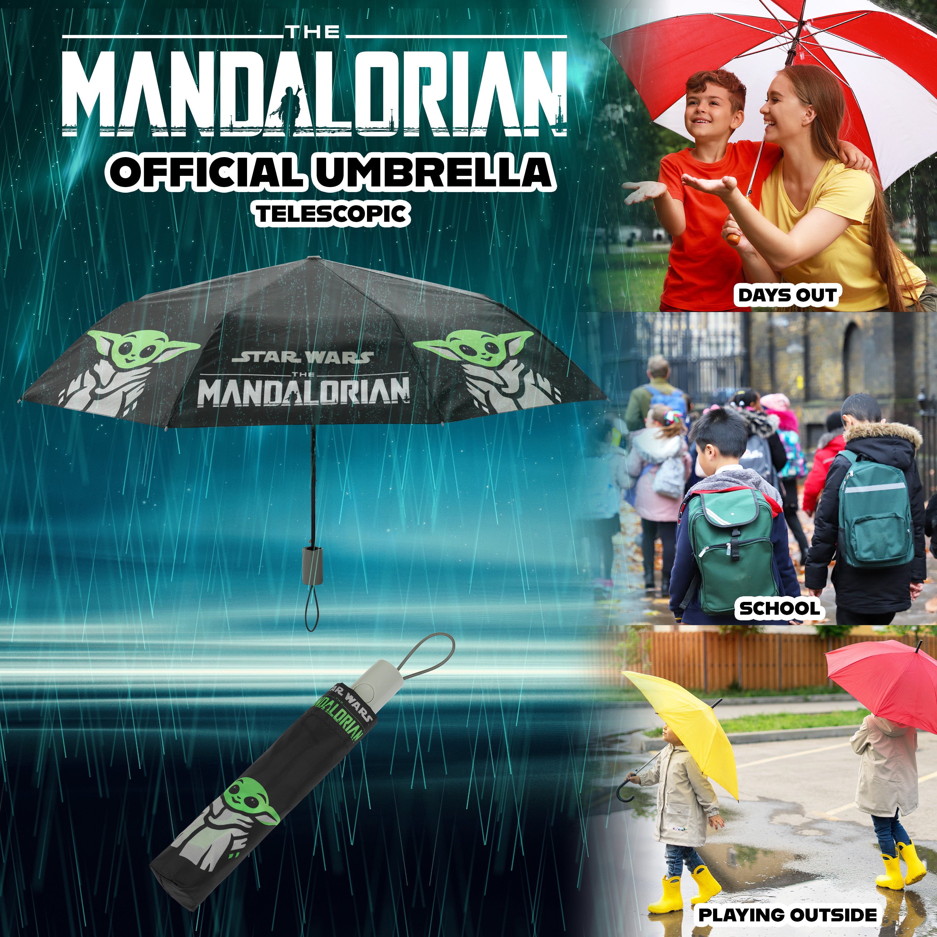 get-trend-mandalorian-parapluie-pliant-baby-yoda-compact image 3
