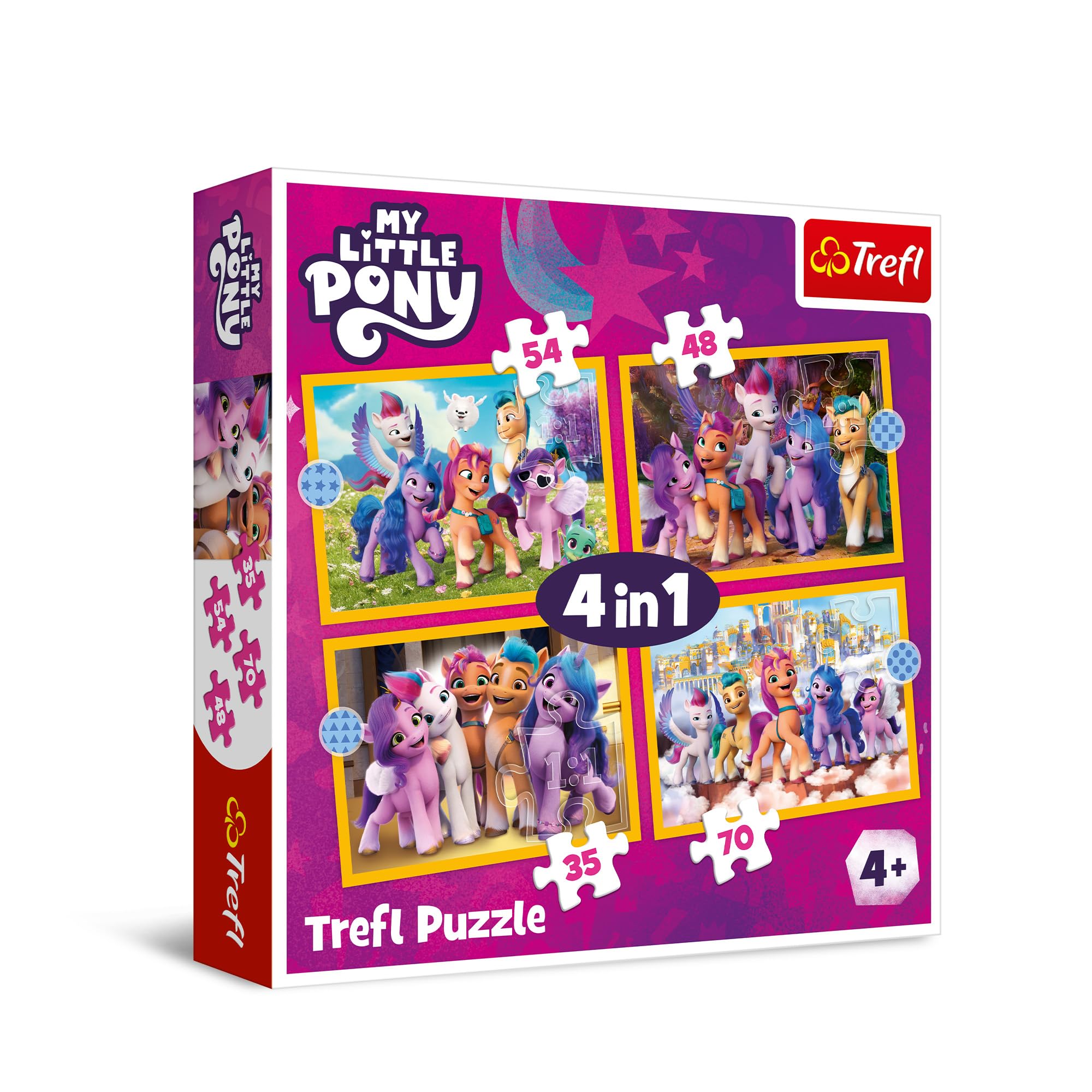 trefl-my-little-pony-puzzle-4-en-1-35-70-pi-ces image 1