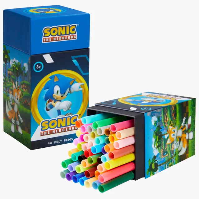 get-trend-sonic-48-feutres-enfant-lavables-sonic image 1