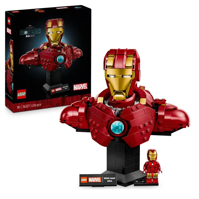 lego-marvel-76327-buste-iron-man-mk4-maquette-adulte image 1