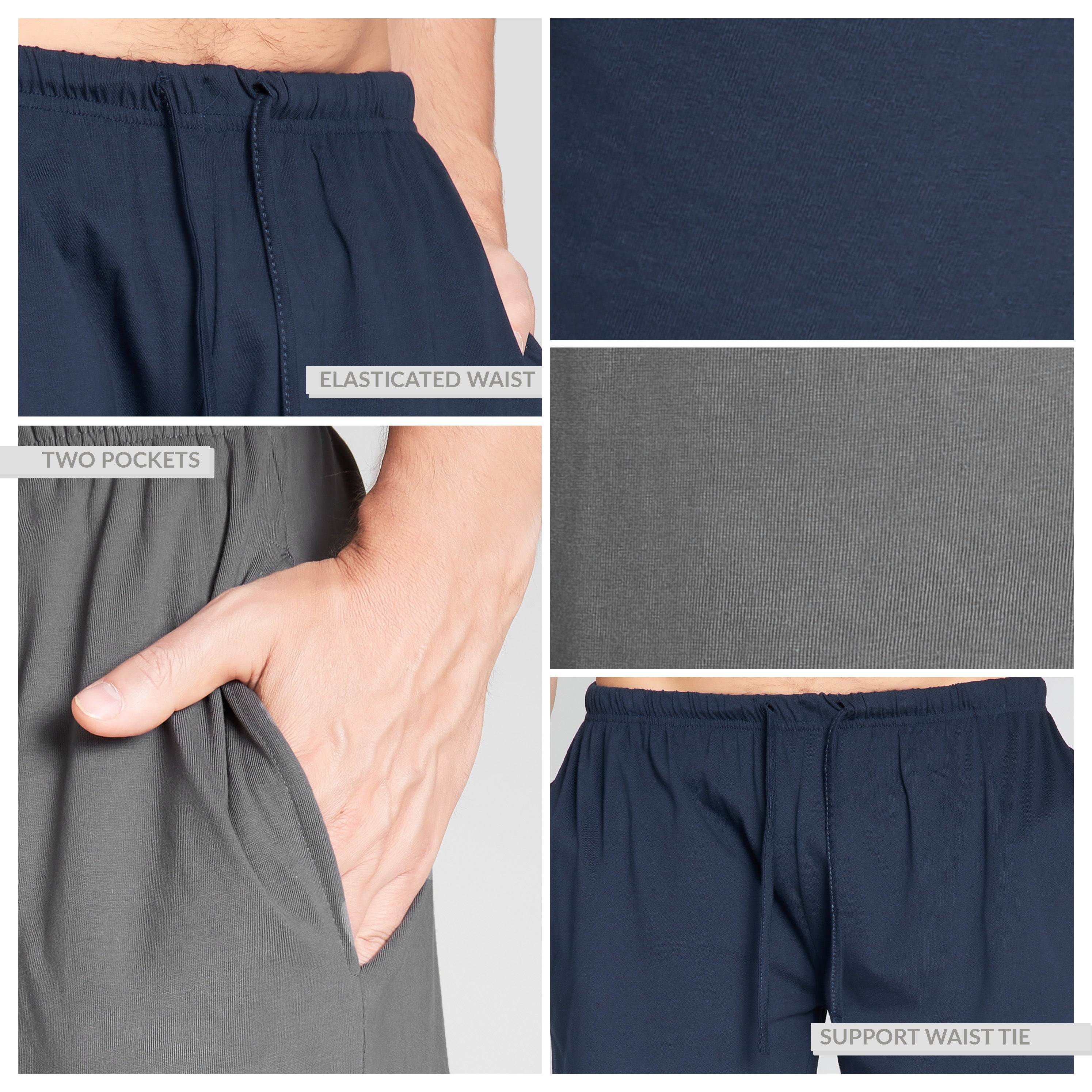 citycomfort-short-pyjama-homme-coton-lot-de-2-poches image 7