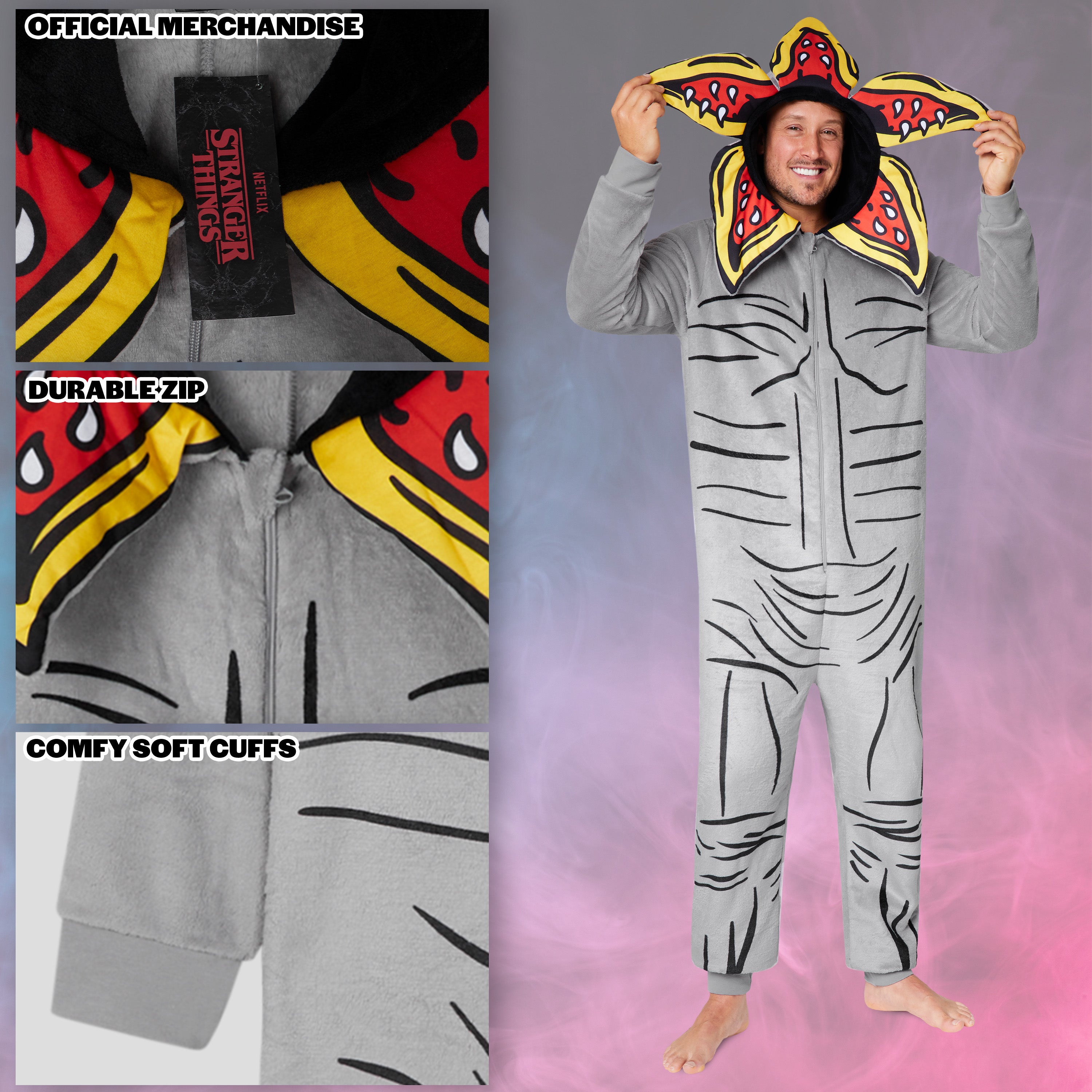 get-trend-stranger-things-grenouill-re-polaire-homme-adulte-capuche image 5