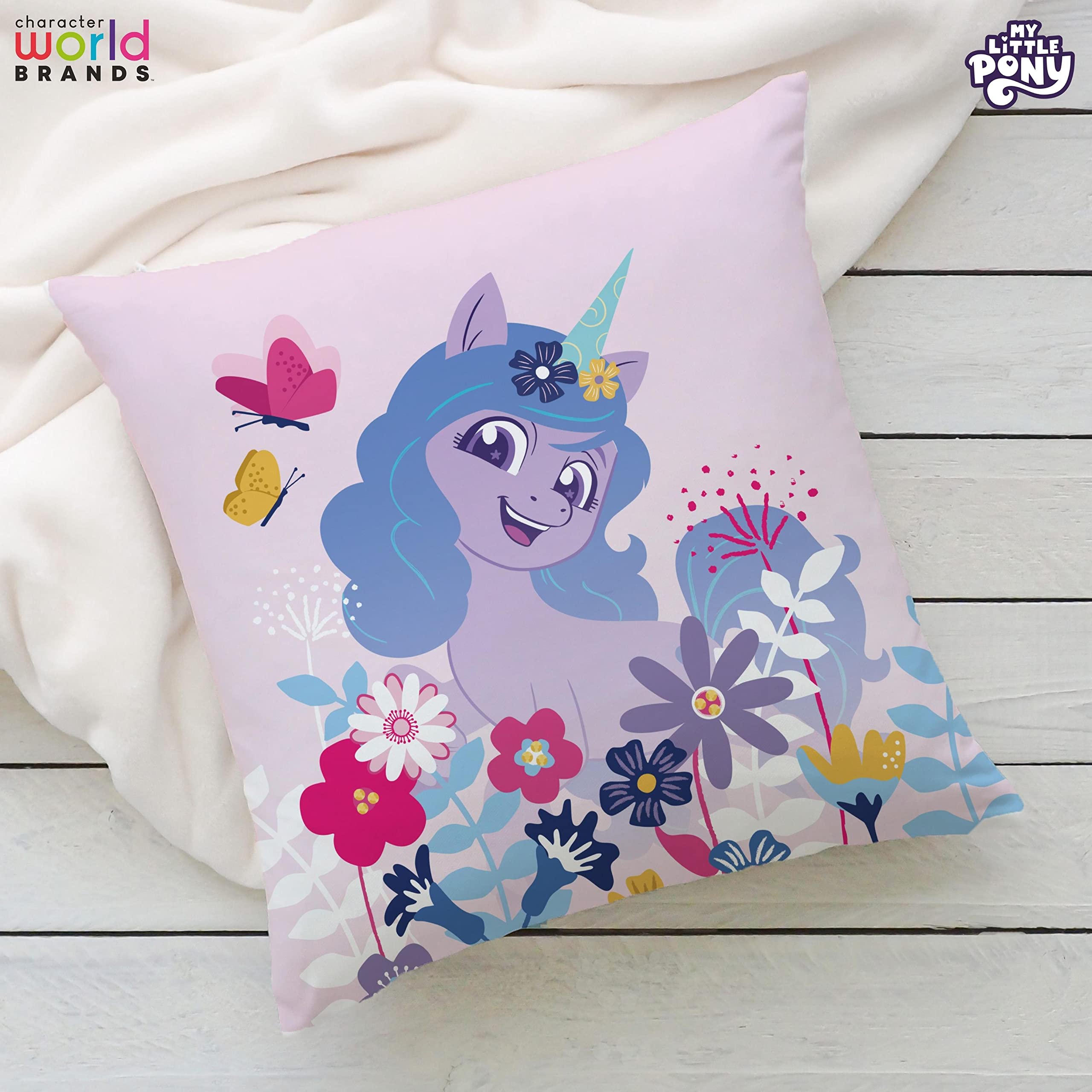 my-little-pony-coussin-carr-papillon-40x40-cm-r-versible image 8
