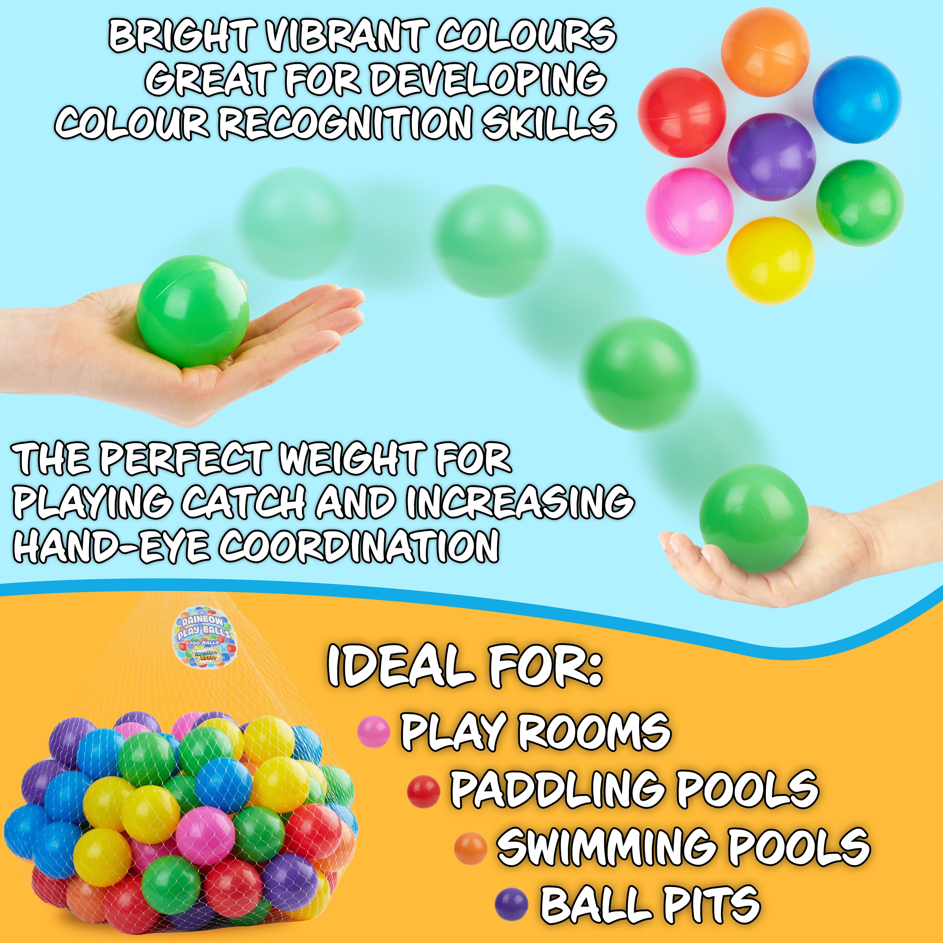 get-trend-lot-50-balles-piscine-balles-enfant-6-cm-couleurs image 6