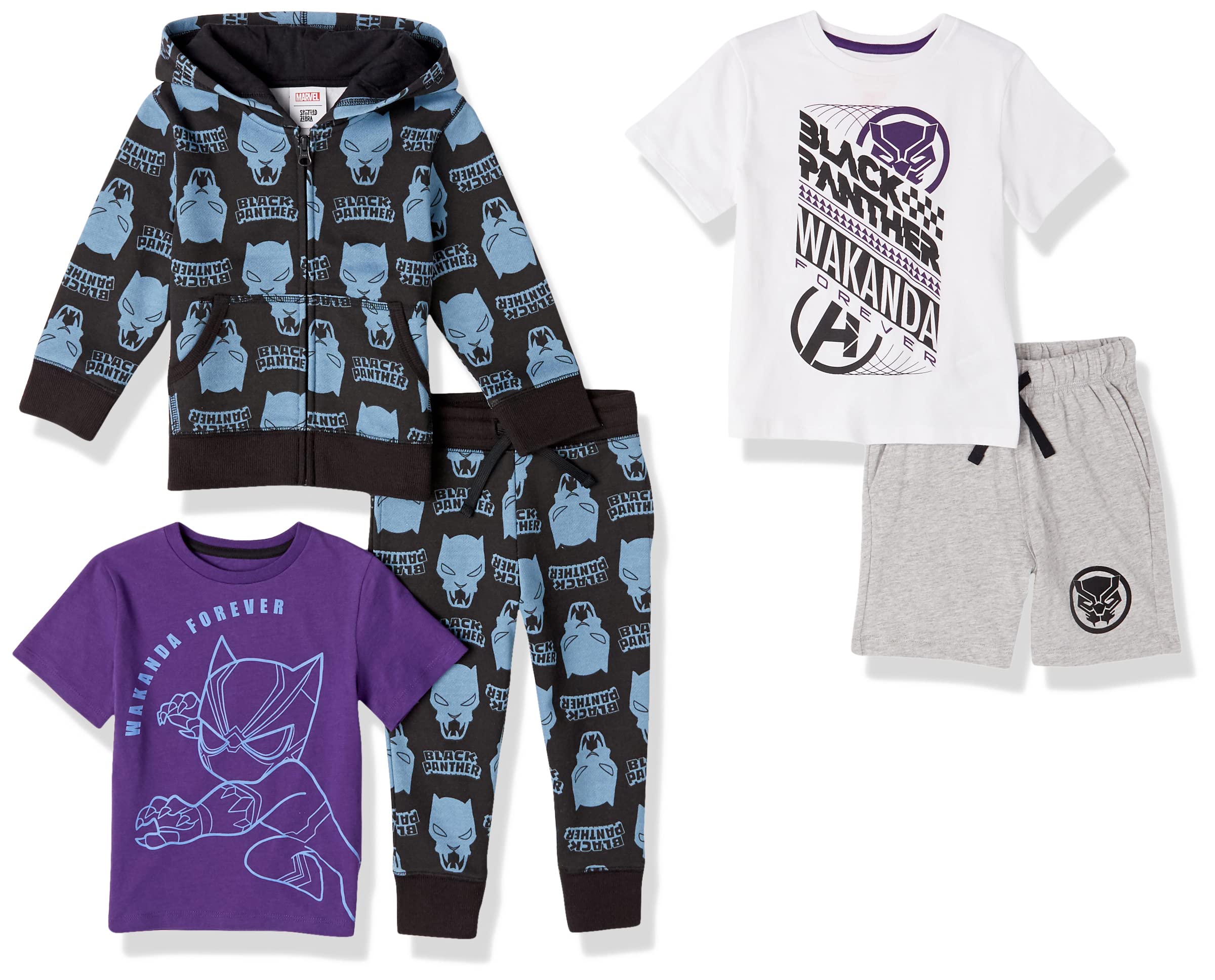marvel-spider-man-lot-5-v-tements-gar-on-ensemble-enfant image 1