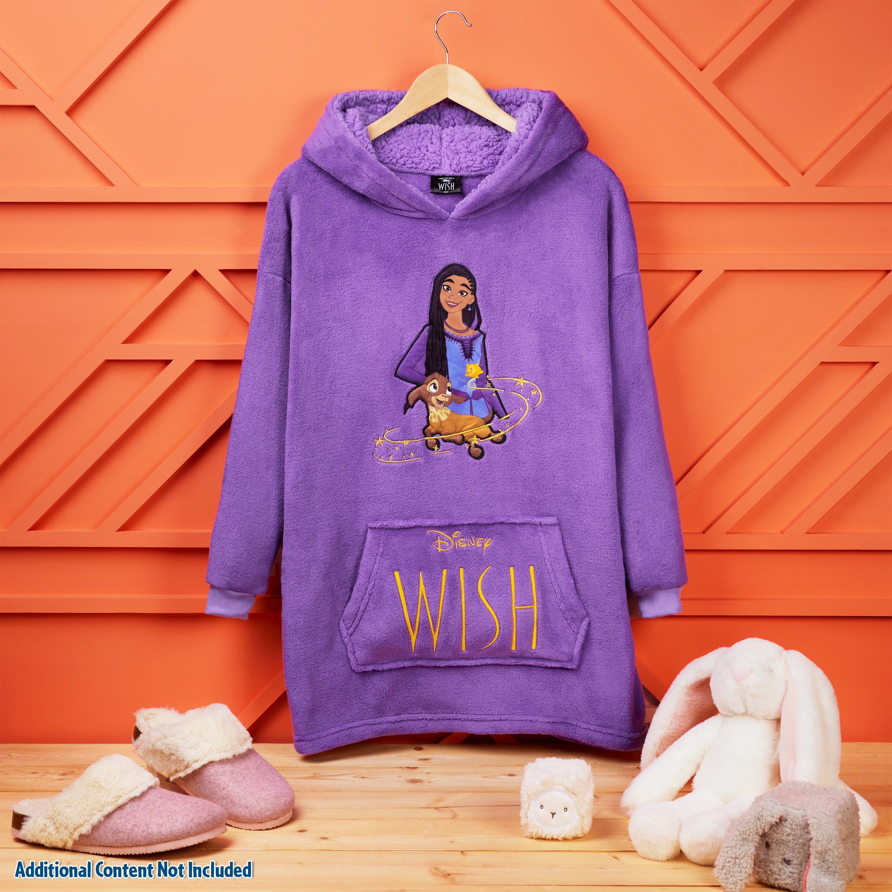 get-trend-boys-disney-wish-sweat-plaid-enfant-oversize-polaire image 2