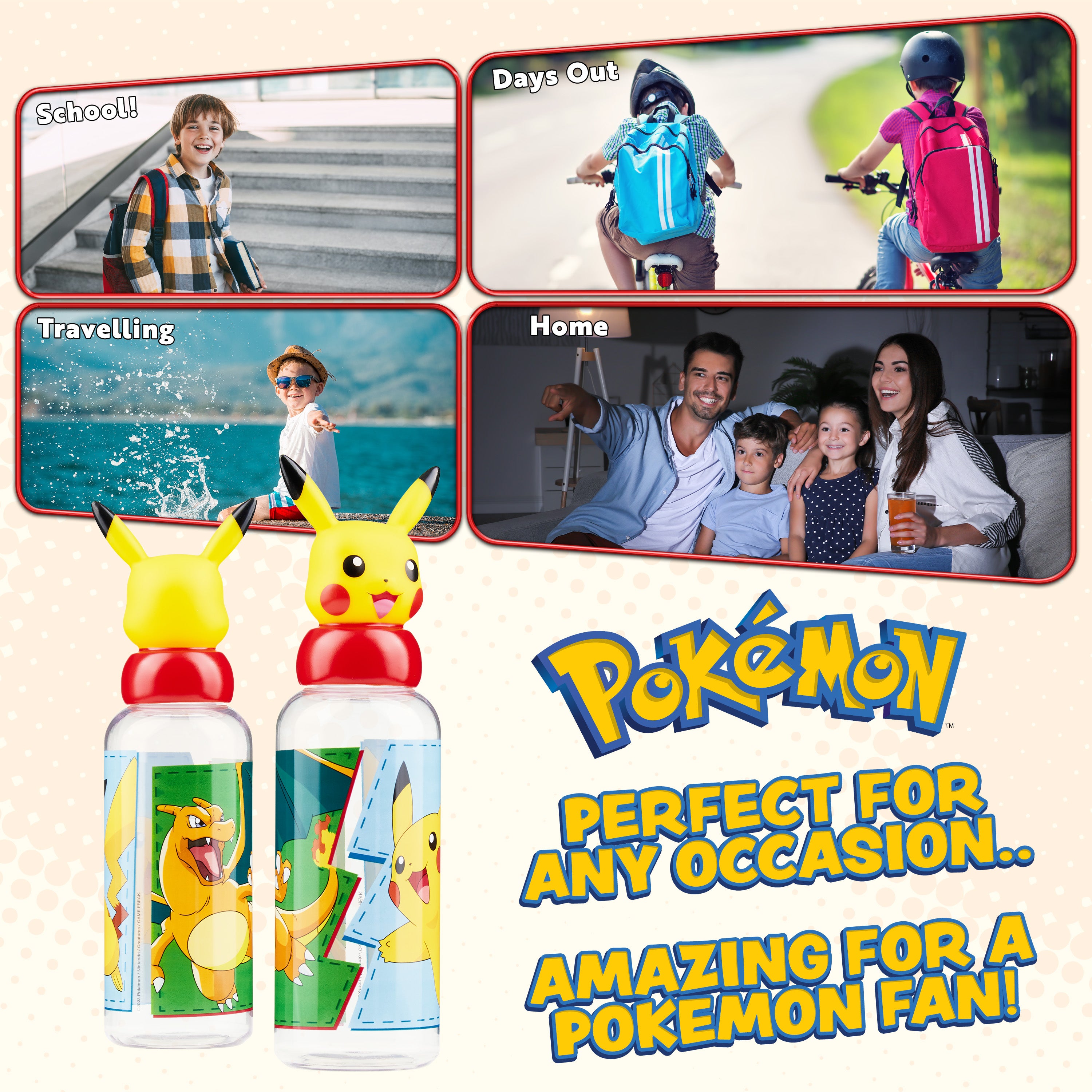 pok-mon-gourde-enfant-560ml-couvercle-3d-pikachu-sans-bpa image 5