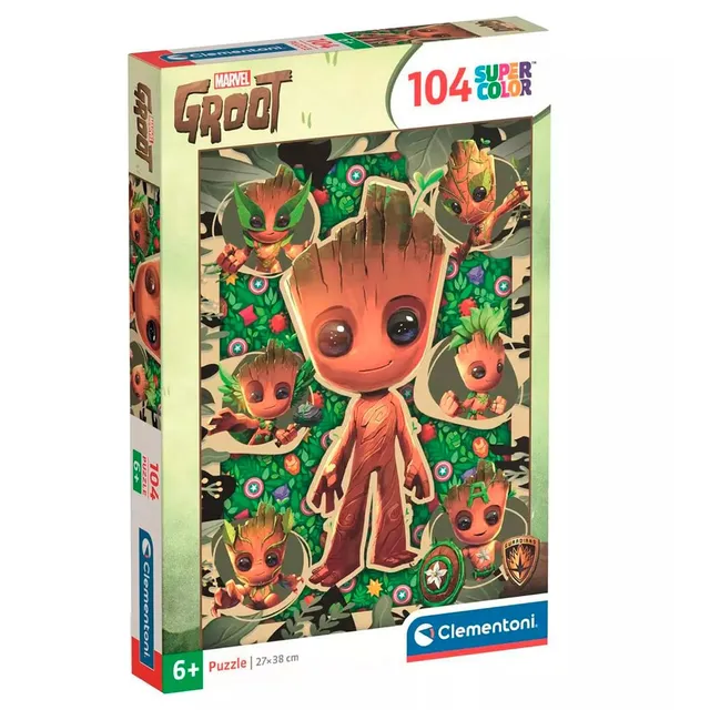 clementoni-puzzle-marvel-groot-104-pi-ces-enfant image 1