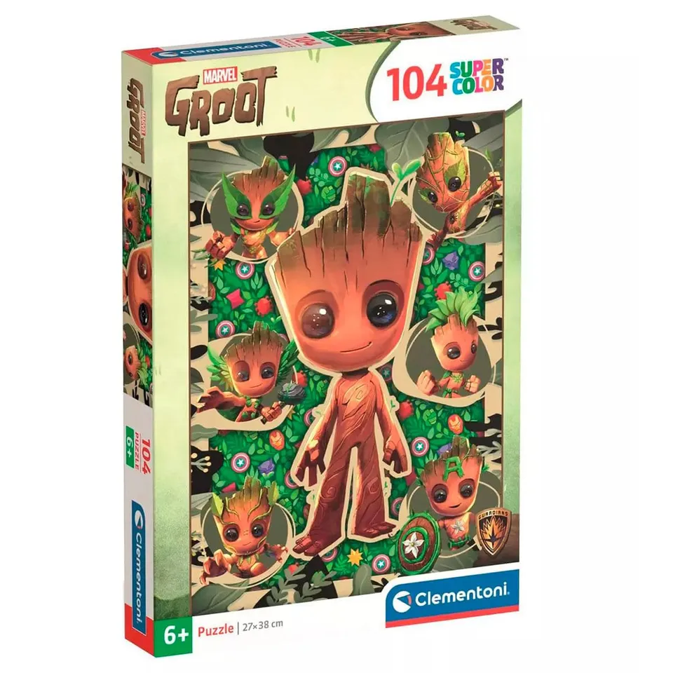 clementoni-puzzle-marvel-groot-104-pi-ces-enfant image 1