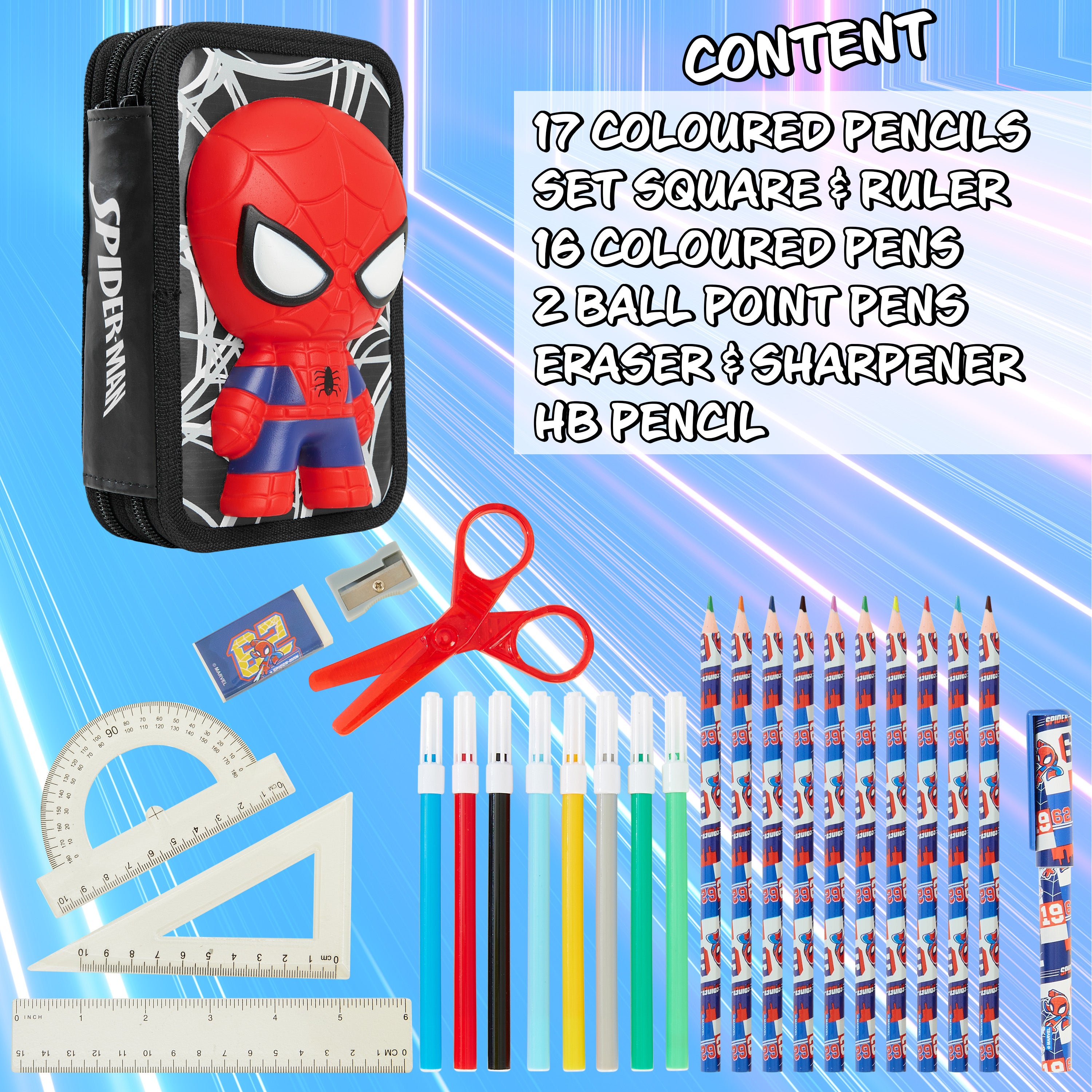 marvel-spiderman-trousse-garnie-gar-on-3d image 6