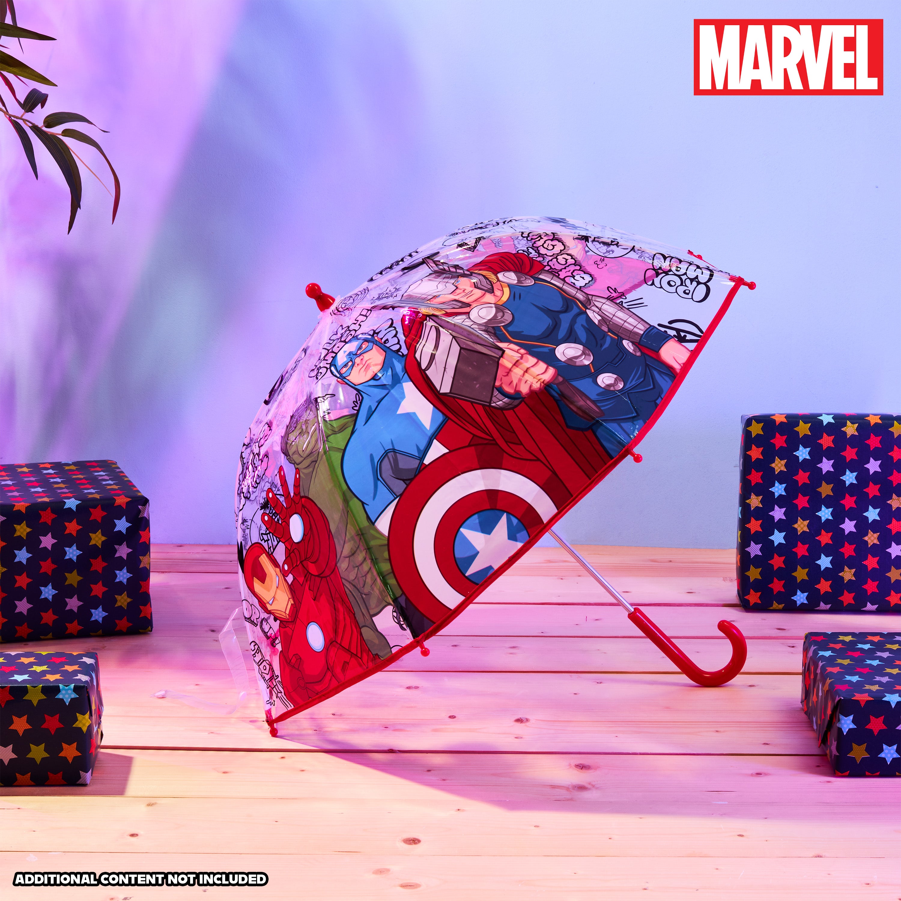 marvel-avengers-parapluie-cloche-transparent-enfant image 2