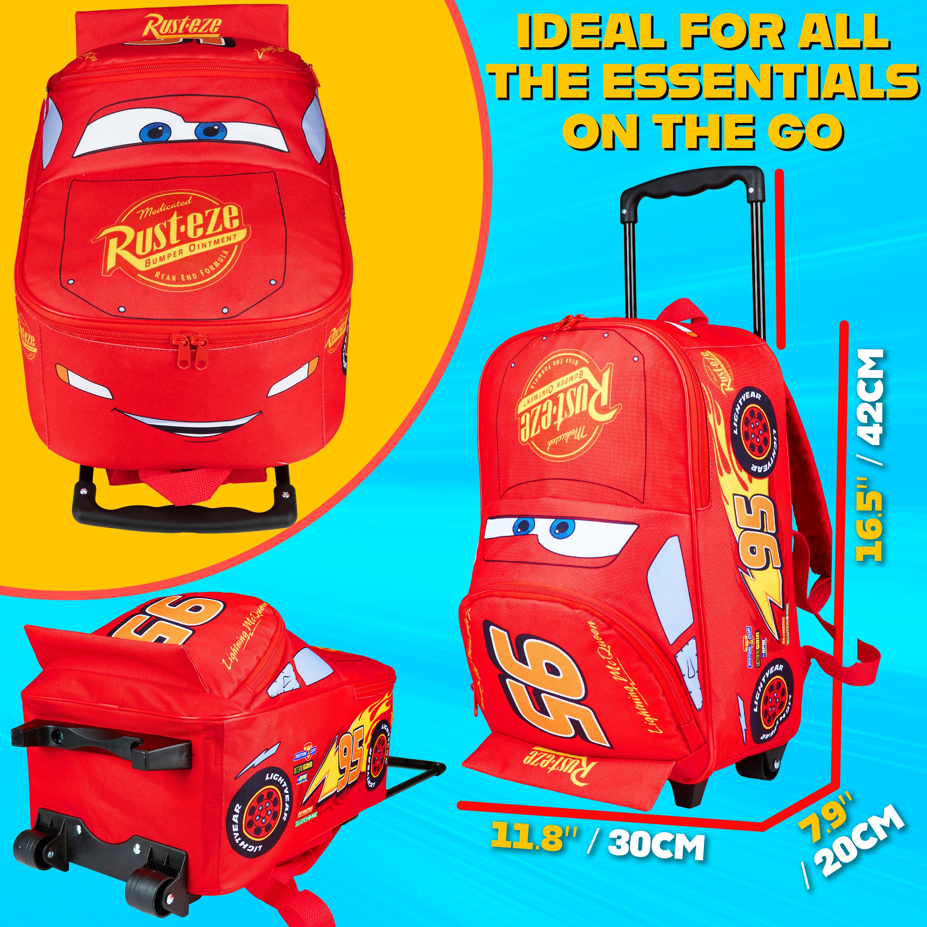 get-trend-cars-valise-enfant-trolley-42cm-flash-mcqueen image 6