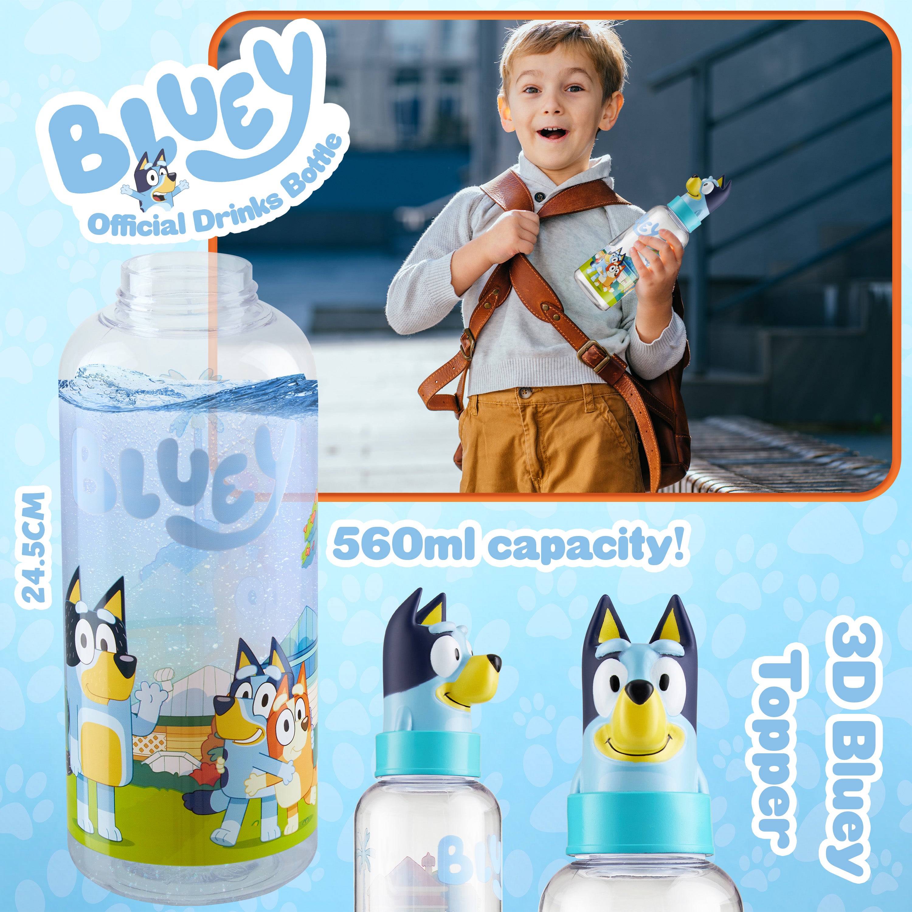 bluey-gourde-enfant-paille-560ml-sans-bpa-bouchon-3d image 3