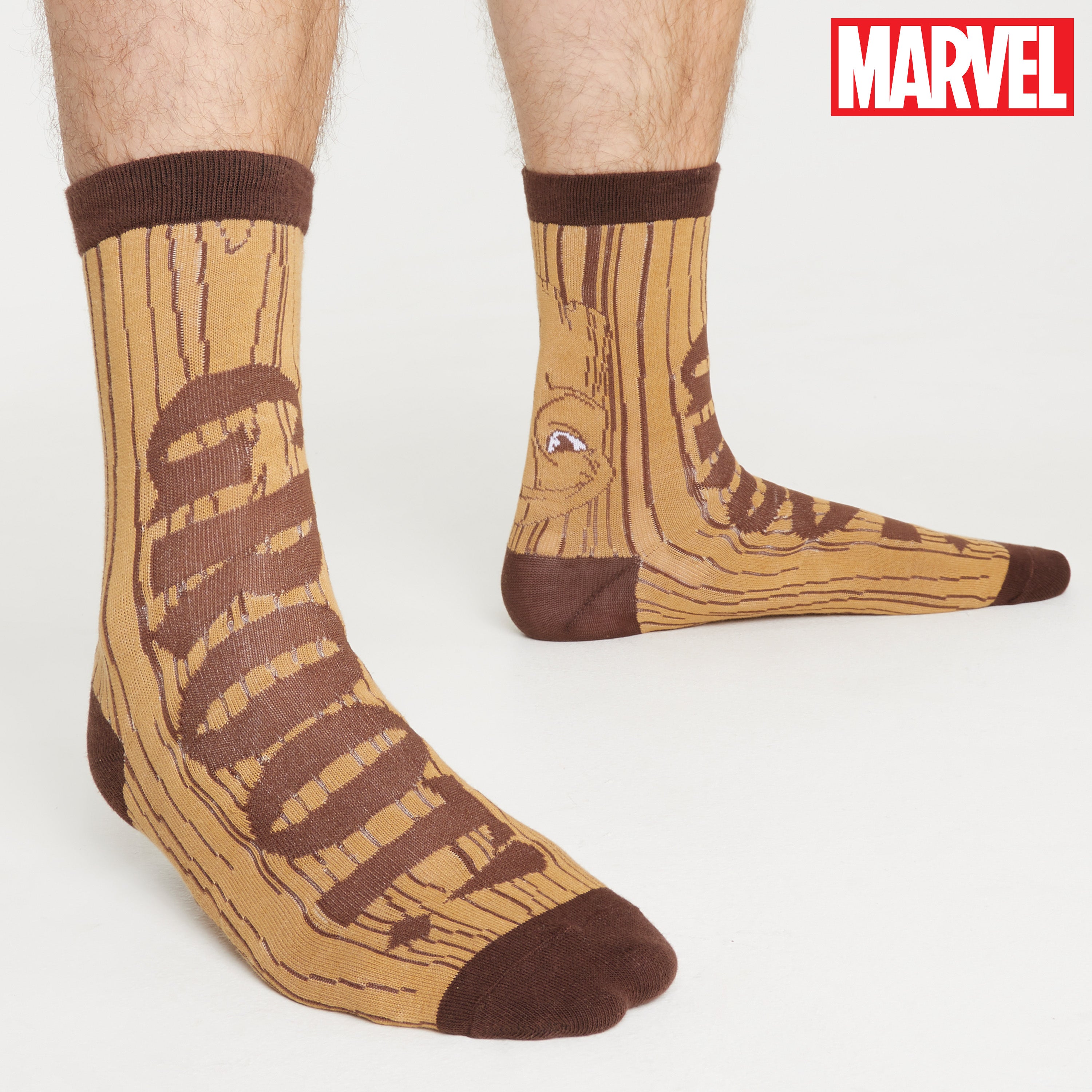 get-trend-men-chaussettes-homme-marvel-groot-x5-coton image 4