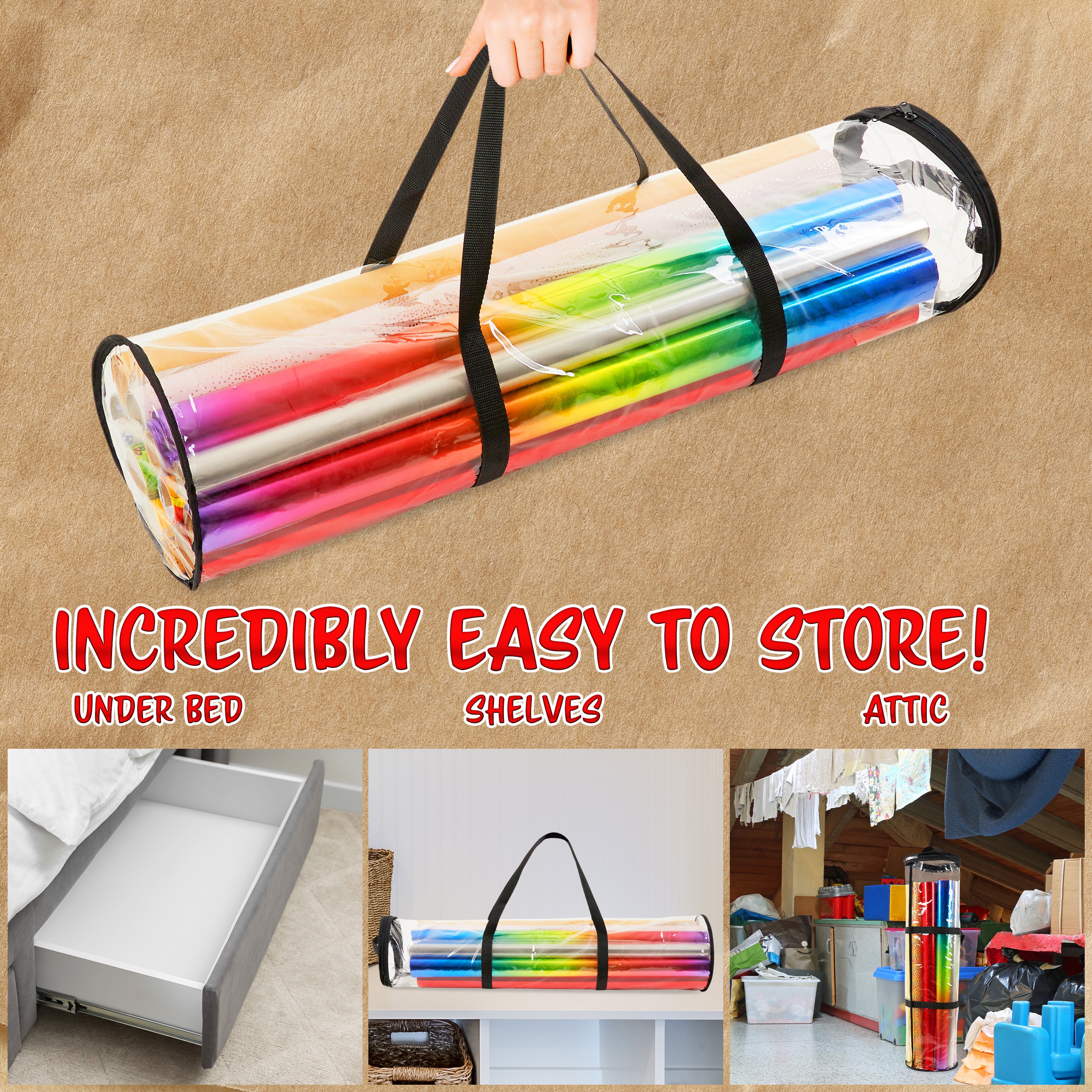 deco-express-housse-rangement-papier-cadeau-79-cm-transparente image 5
