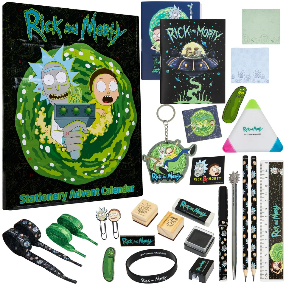 get-trend-rick-and-morty-calendrier-de-l-avent-24-surprises image 1