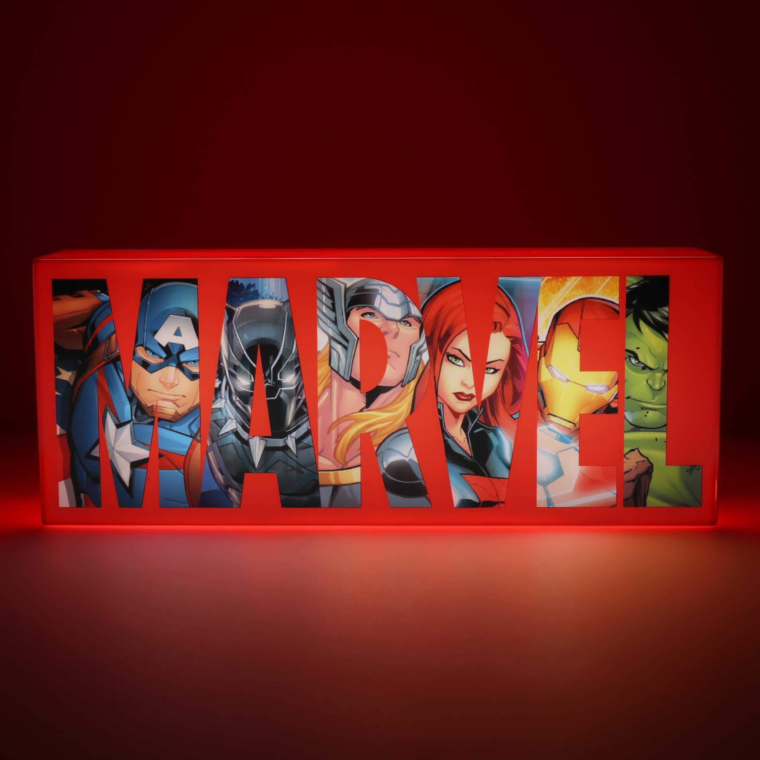 marvel-avengers-lampe-logo-lumineux-usb-piles-30-cm image 3