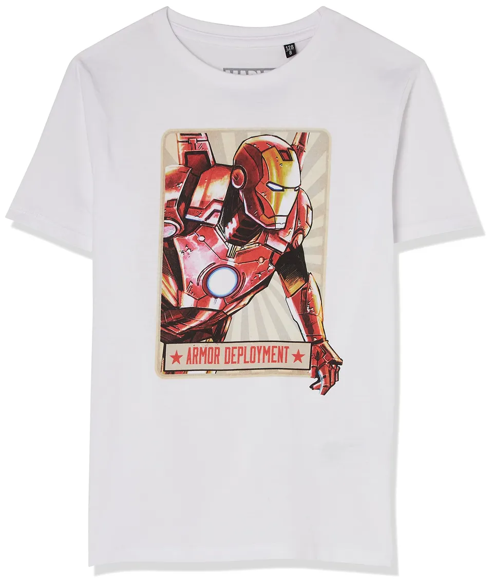marvel-bomarcots171-t-shirt-gar-on-10-ans-super-h-ros-coton image 1