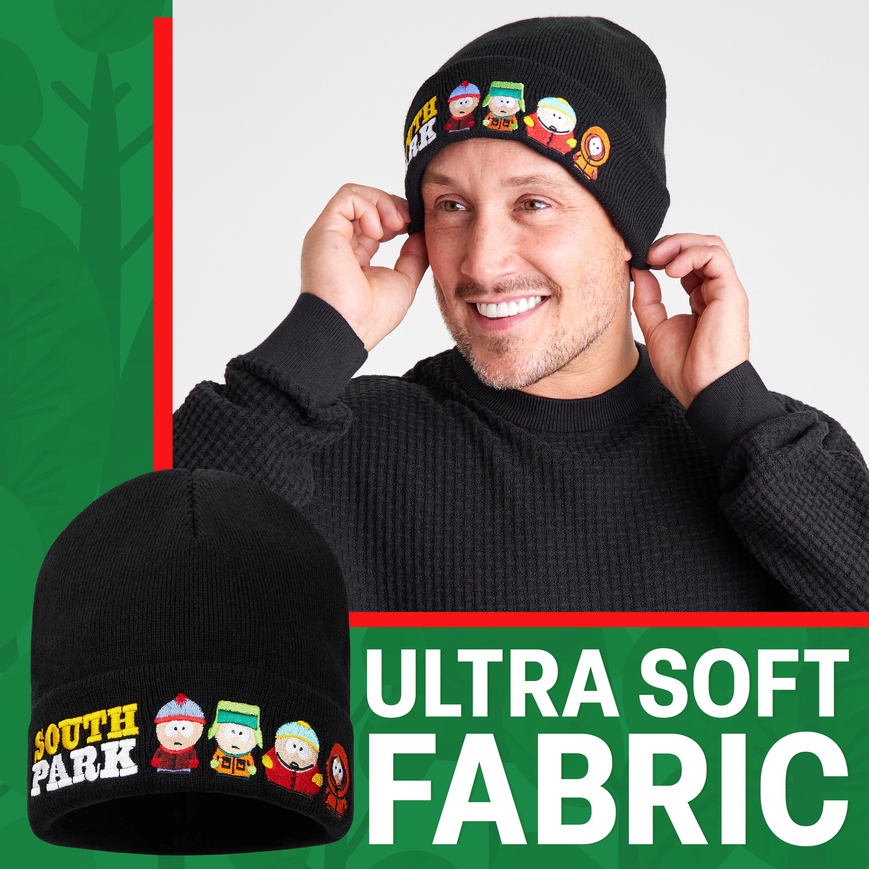 south-park-bonnet-homme-noir-taille-unique image 5