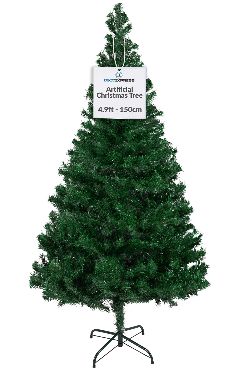 deco-express-sapin-no-l-artificiel-vert-150-cm-pied-m-tal image 1