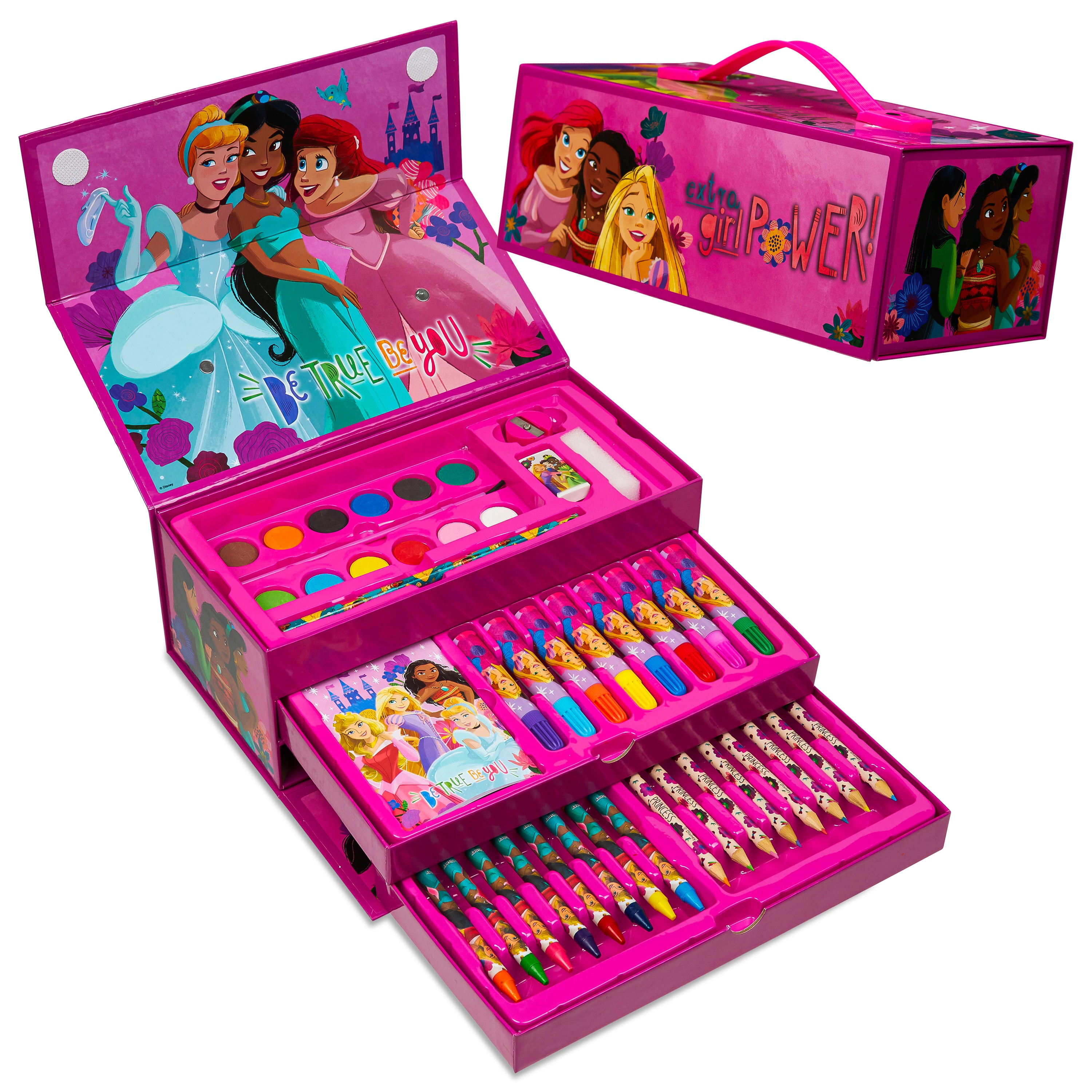disney-princess-coffret-coloriage-enfant-40-pi-ces-peinture image 1