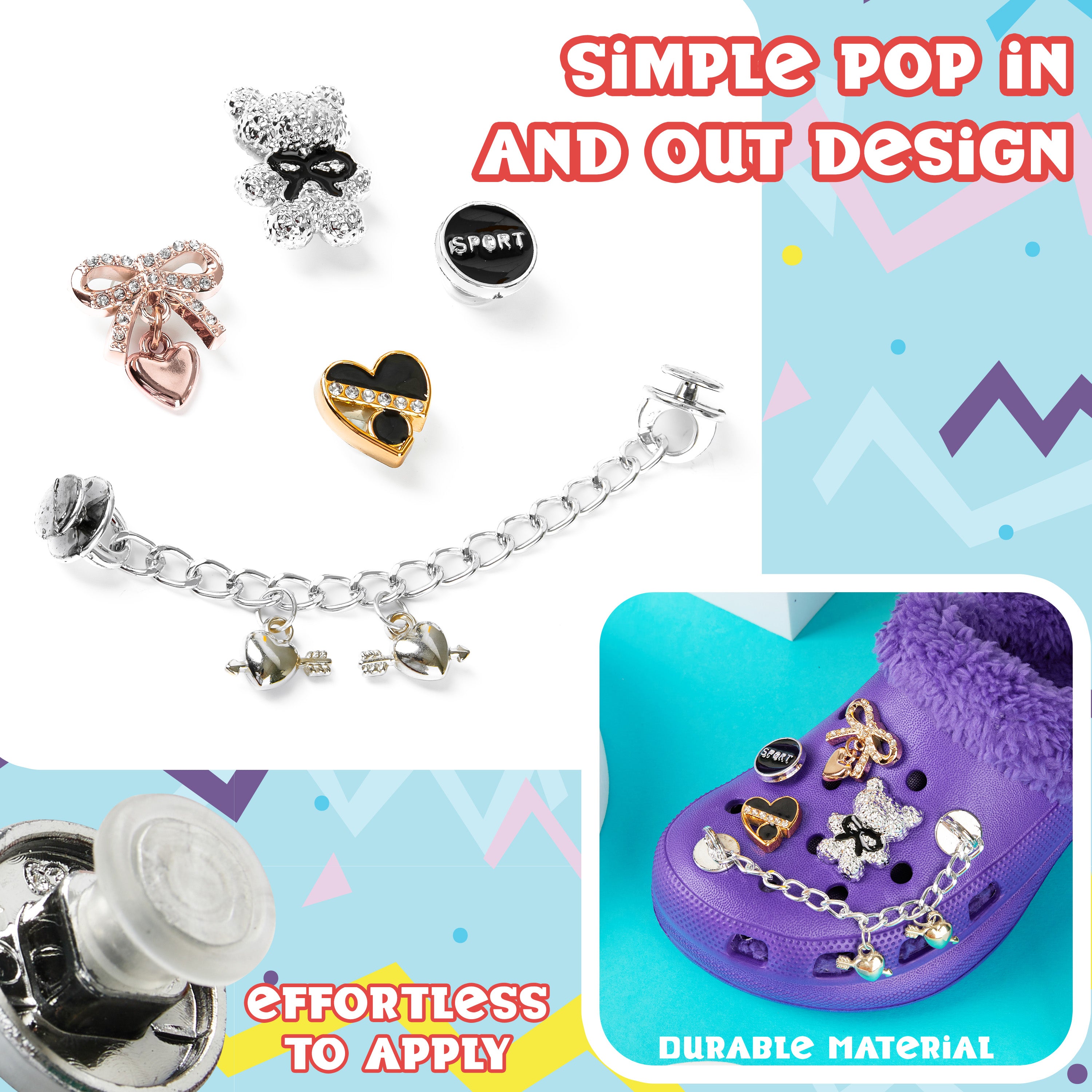 citycomfort-charms-sabots-lot-breloques-cha-nes-d-co image 4