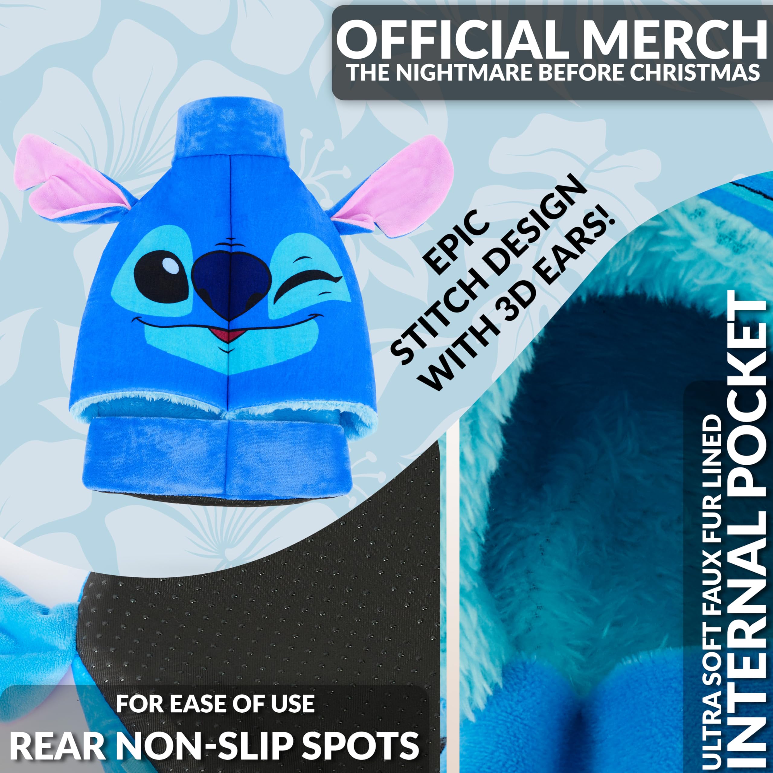 disney-stitch-bouillotte-eau-chaude-1-8l-housse-bleue-peluche image 4