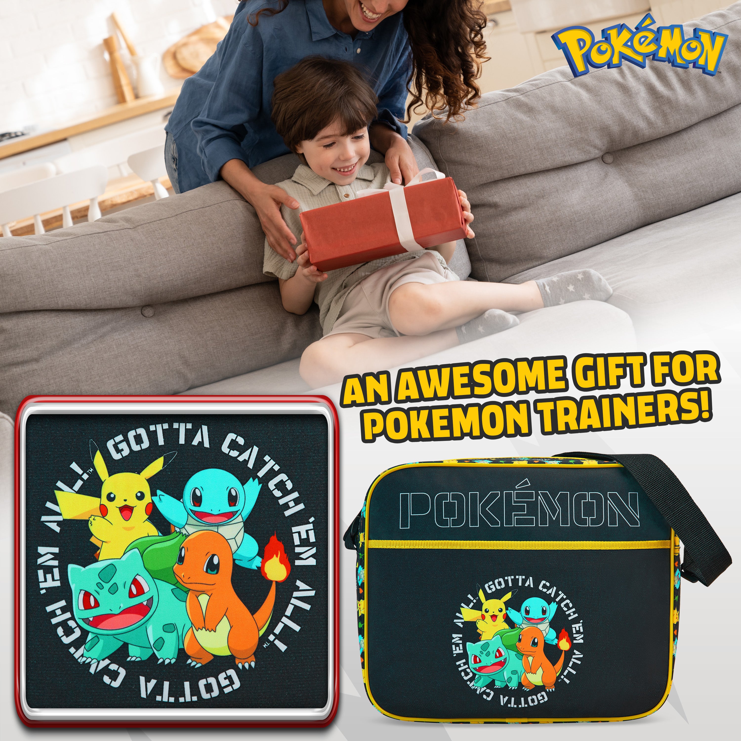 pok-mon-sac-bandouli-re-enfant-pikachu-32-cm-ecole image 3