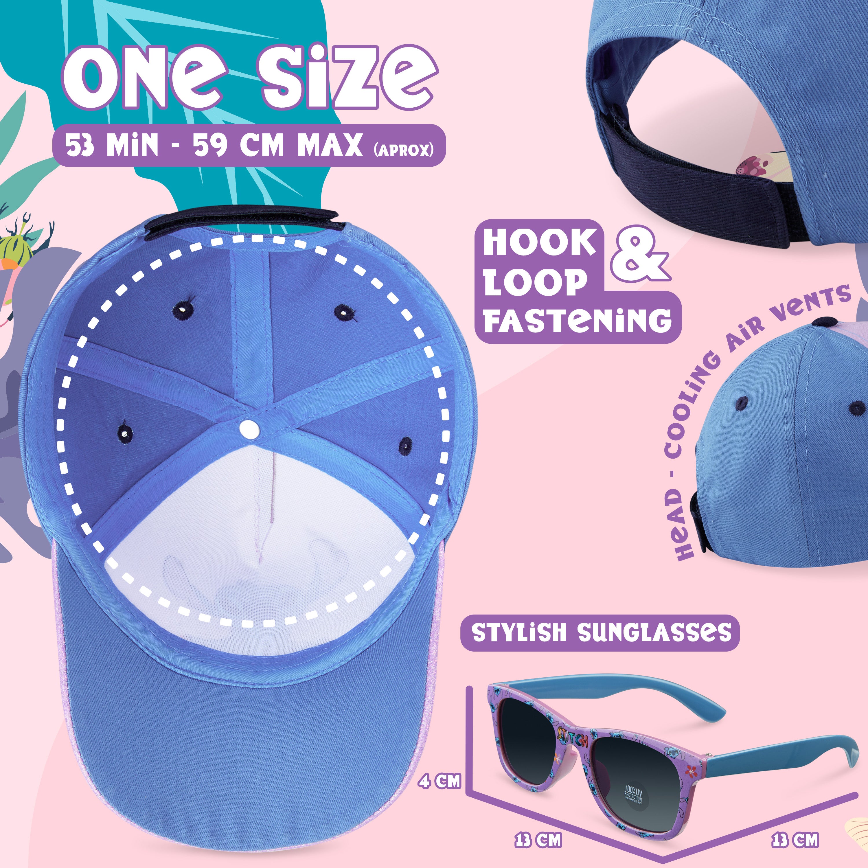 disney-stitch-casquette-lunettes-fille-uv400 image 6
