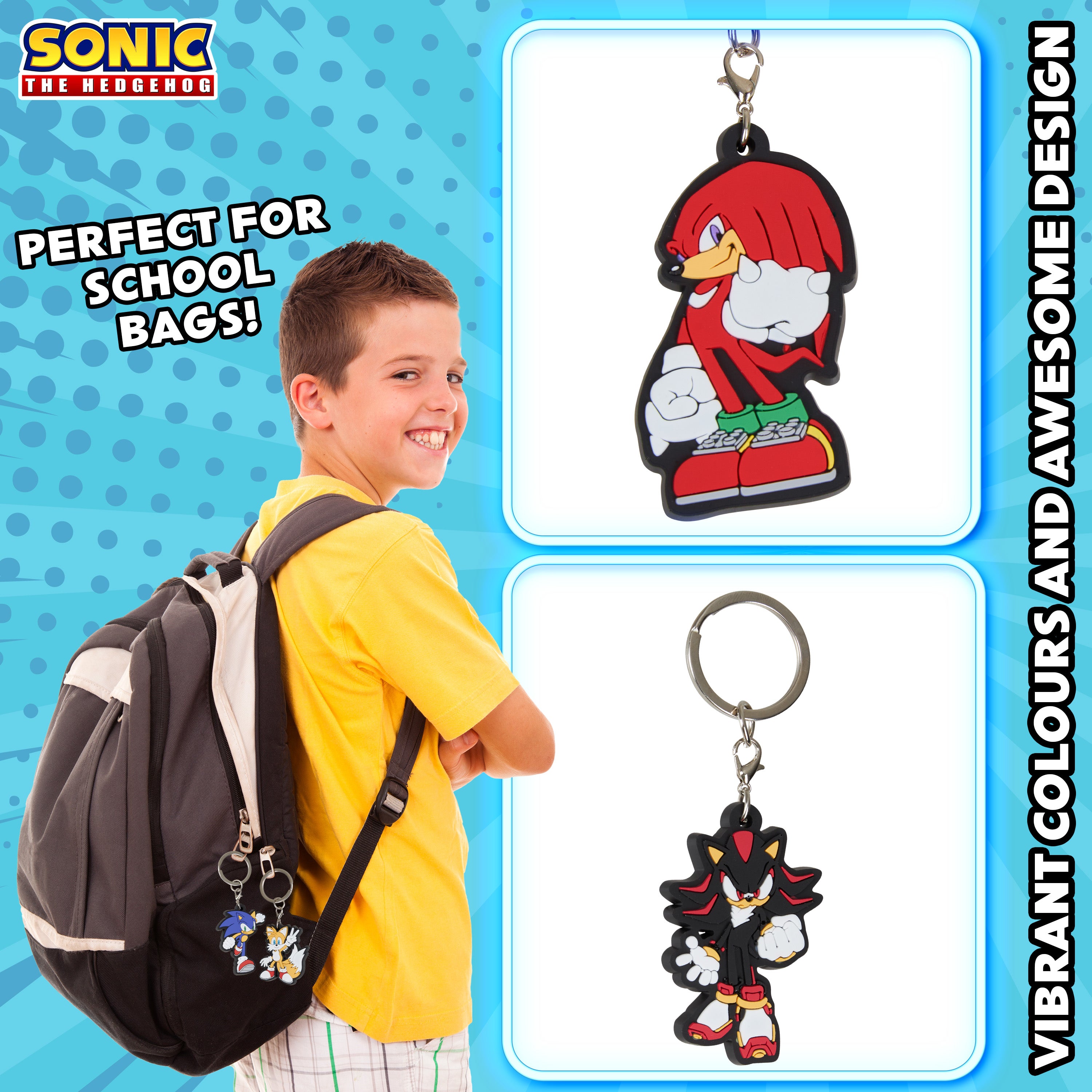 sonic-porte-cl-s-caoutchouc-lot-4-figurines-enfant image 5