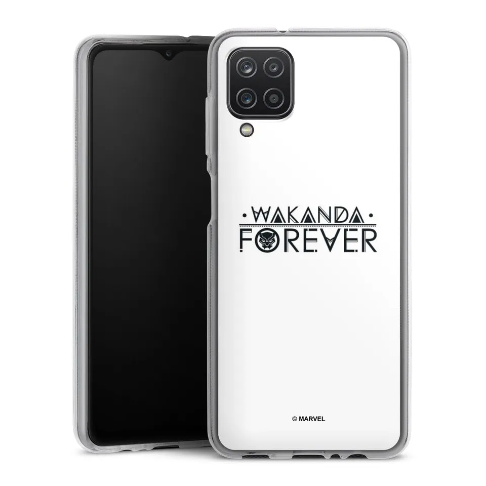 marvel-black-panther-wakanda-forever-coque-galaxy-a12-silicone image 1