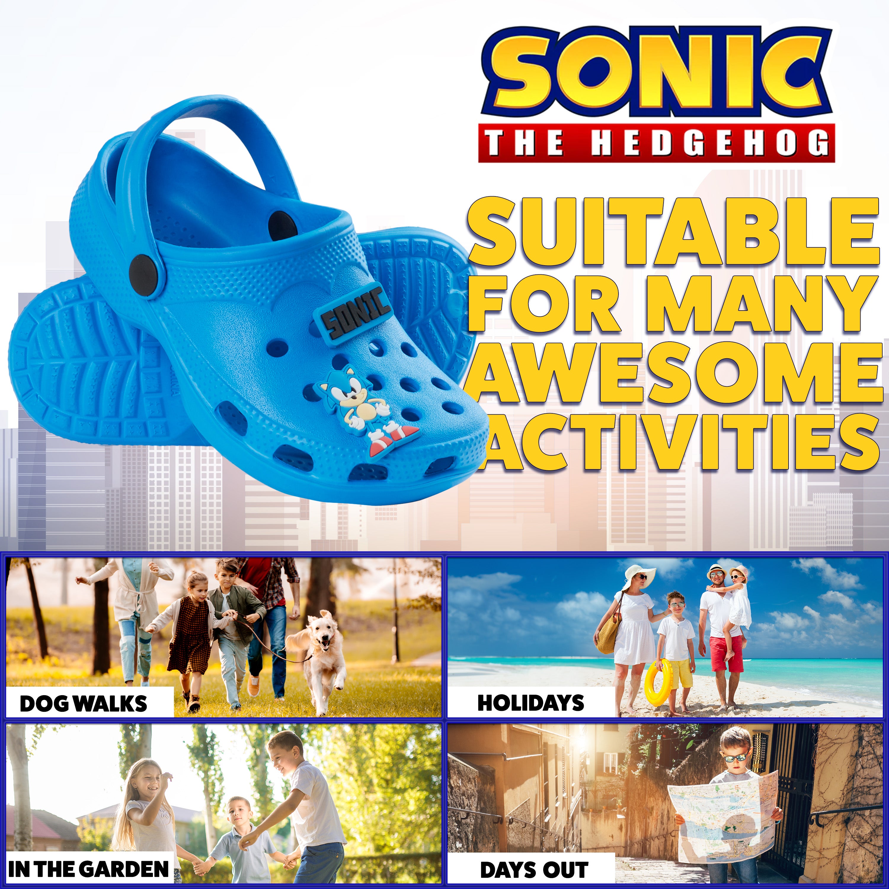 sonic-sabots-gar-on-charms-amovibles-caoutchouc-tailles-10-2 image 5