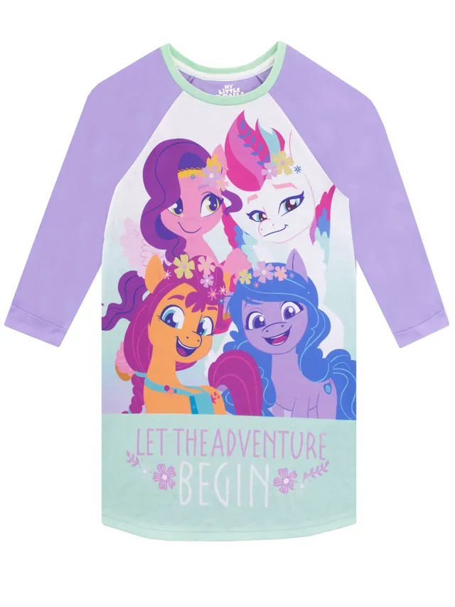 my-little-pony-chemise-de-nuit-fille-8-9-ans-manches-longues image 1