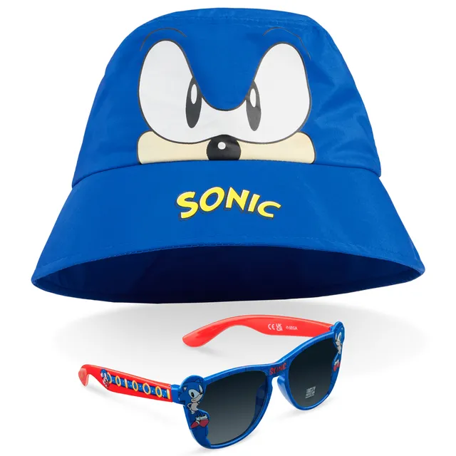 sonic-bob-enfant-et-lunettes-soleil-bleu-uv400 image 1