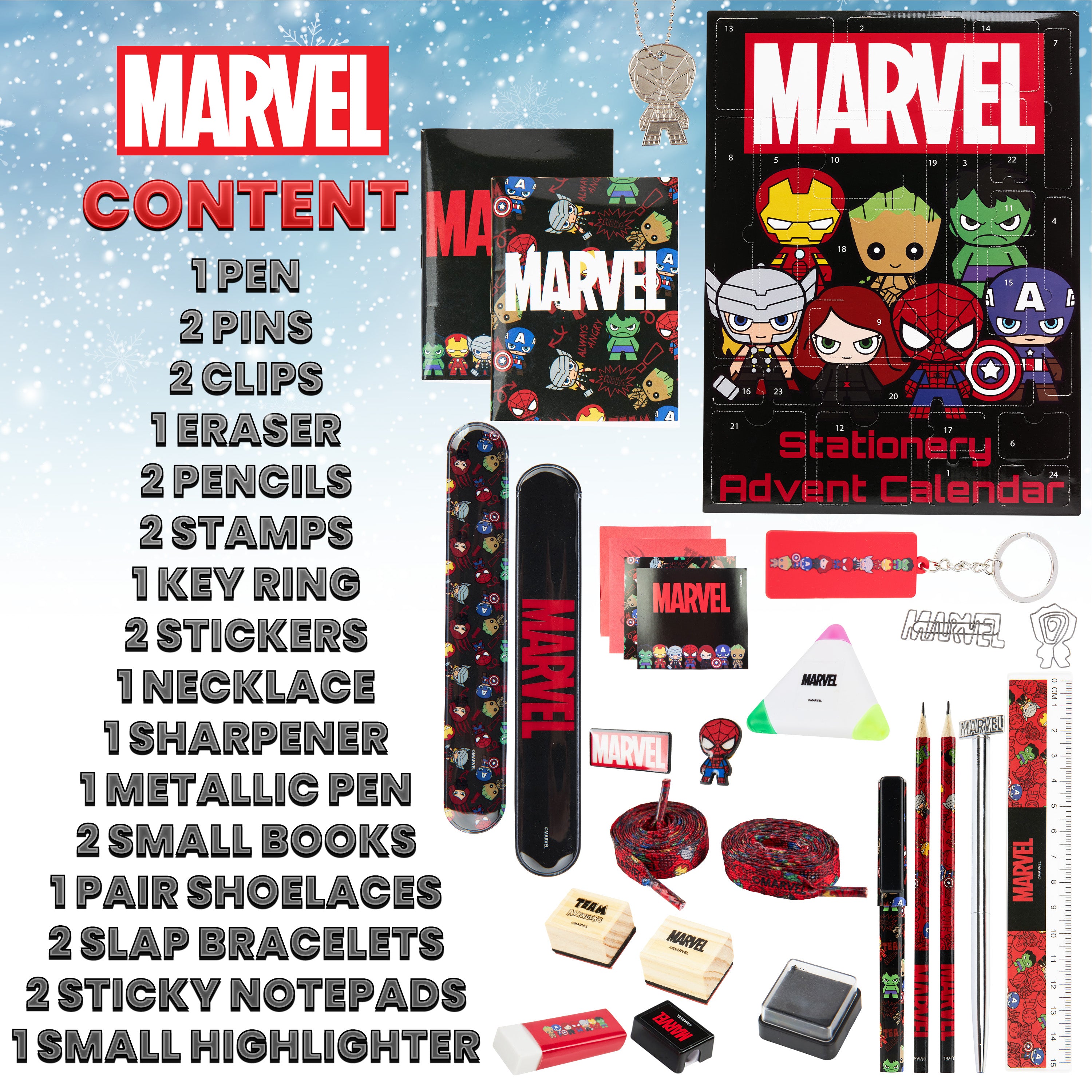 marvel-avengers-calendrier-de-l-avent-2025-papeterie-24-surprises image 5