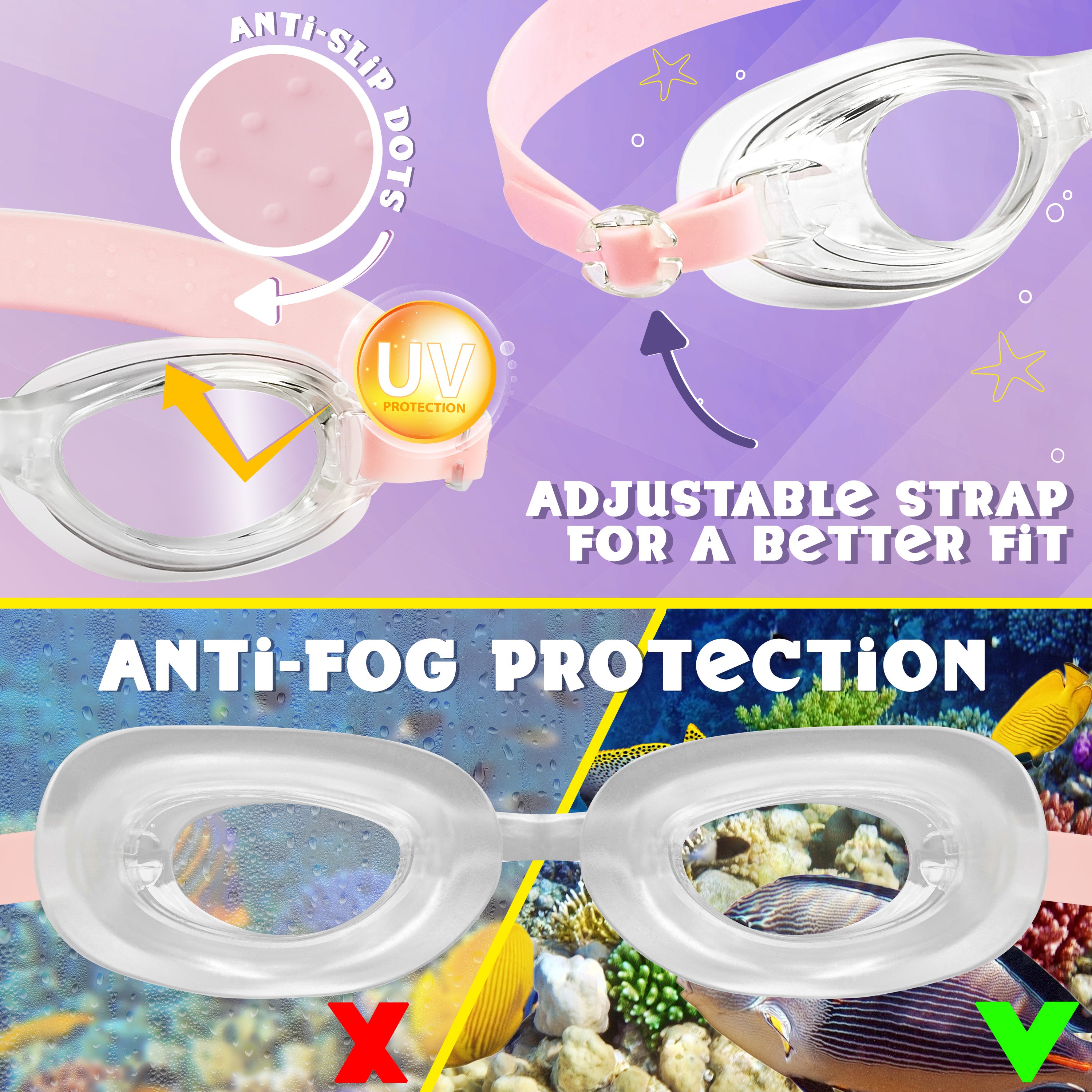 disney-princesses-lunettes-piscine-bonnet-enfant-anti-buee image 5