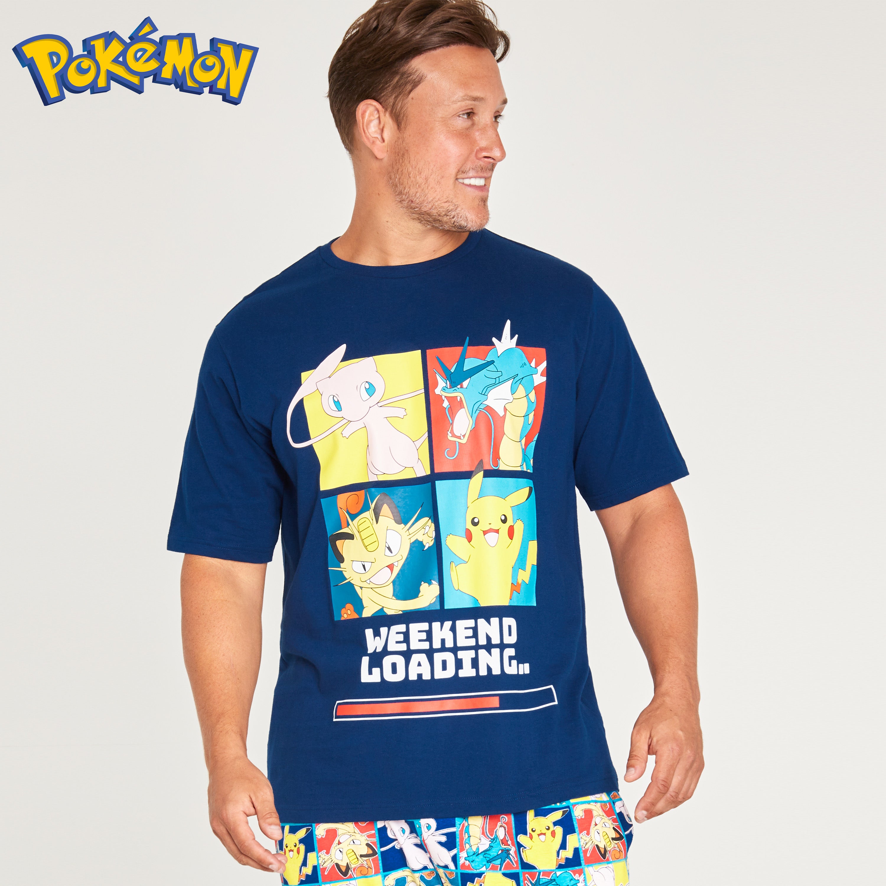 pok-mon-pyjama-homme-2-pi-ces-t-shirt-pantalon-coton-taille-m image 2
