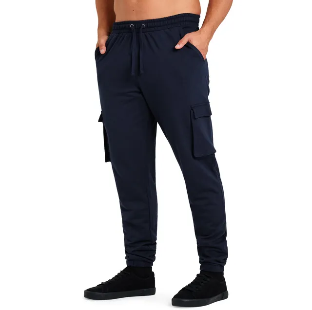 citycomfort-cargo-jogging-homme-noir-4-poches-taille-l-coton image 1