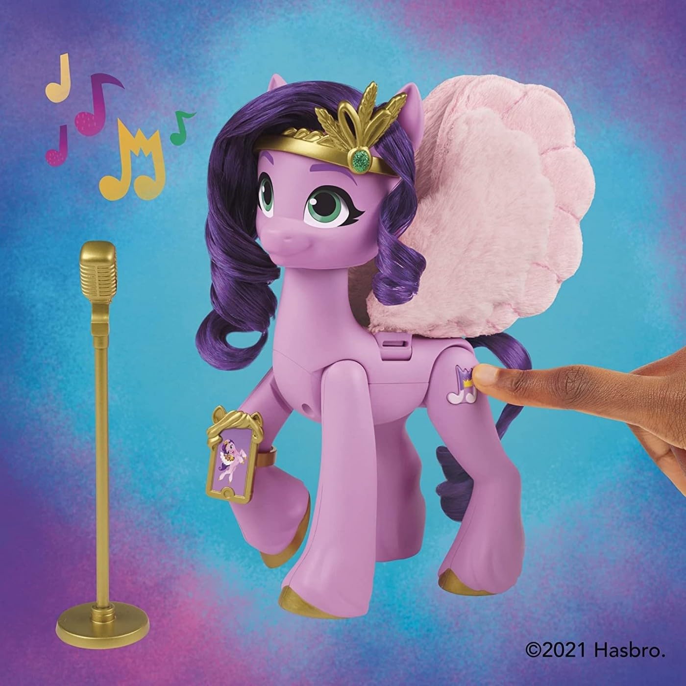 my-little-pony-a-new-generation-princess-petals-figurine-poney-rose-15-cm-musica image 2