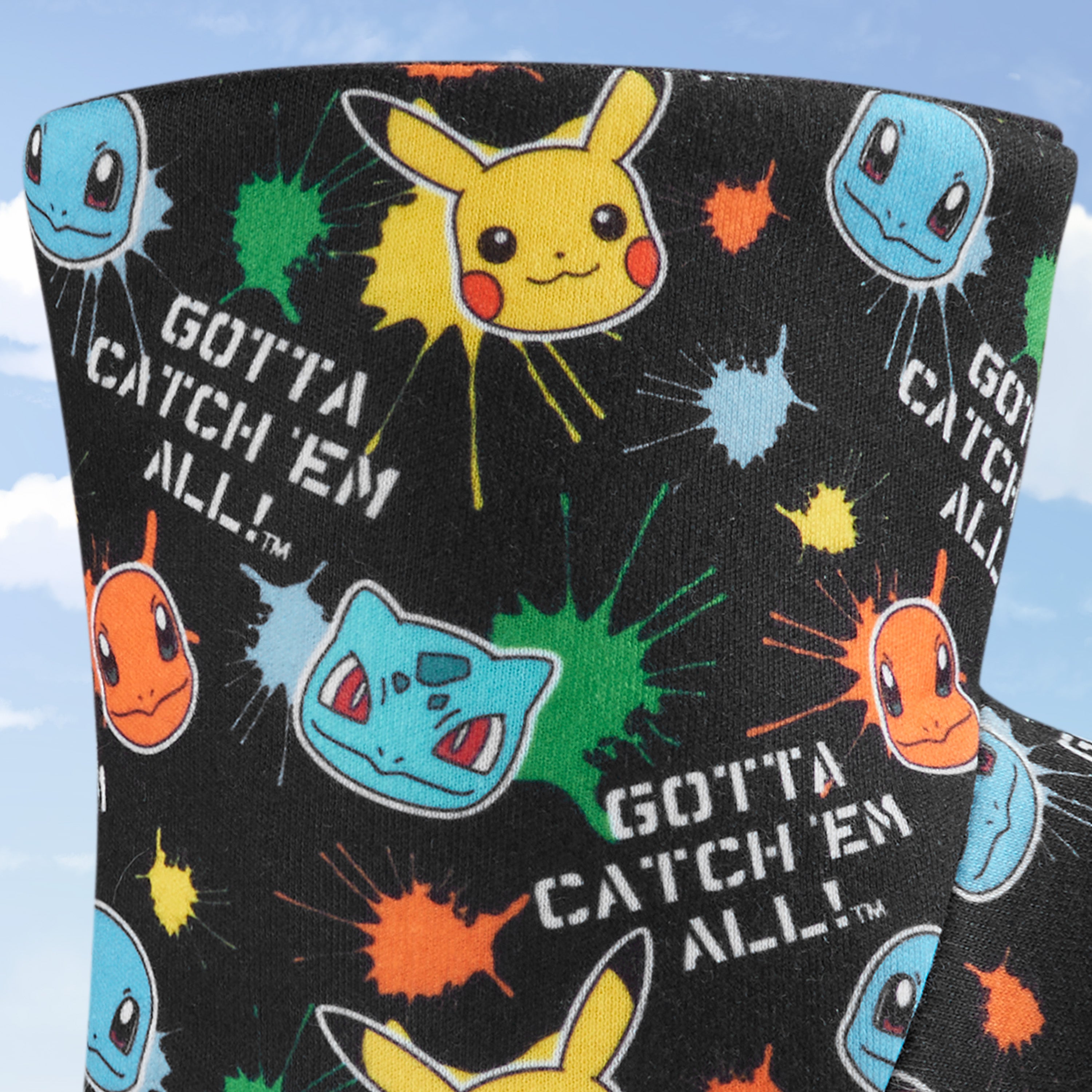 pok-mon-boys-bottines-chaussons-gar-on-noir-pikachu-ant-jeunes image 3