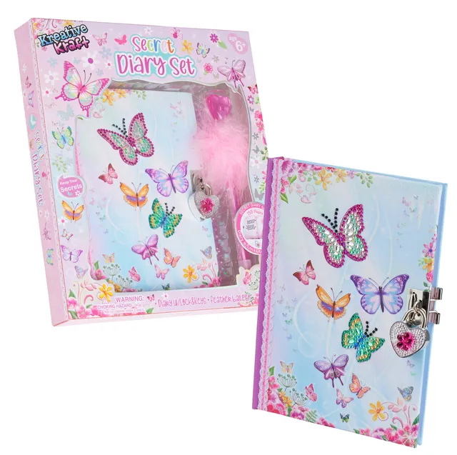 kreativekraft-journal-papillon-cadenas-kit-scrapbook image 1