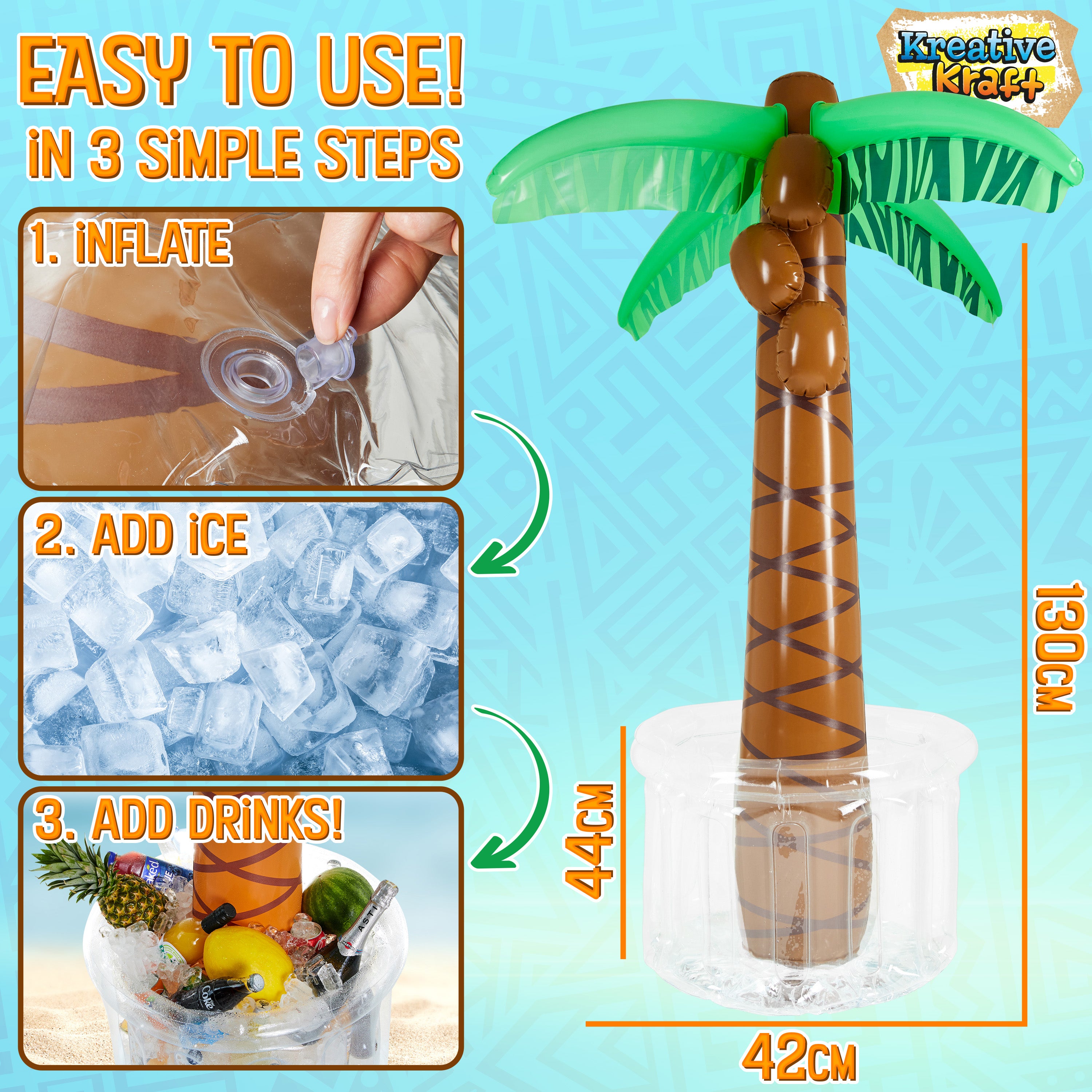 kreativekraft-toys-lot-gonflable-limbo-palmier-boissons image 6