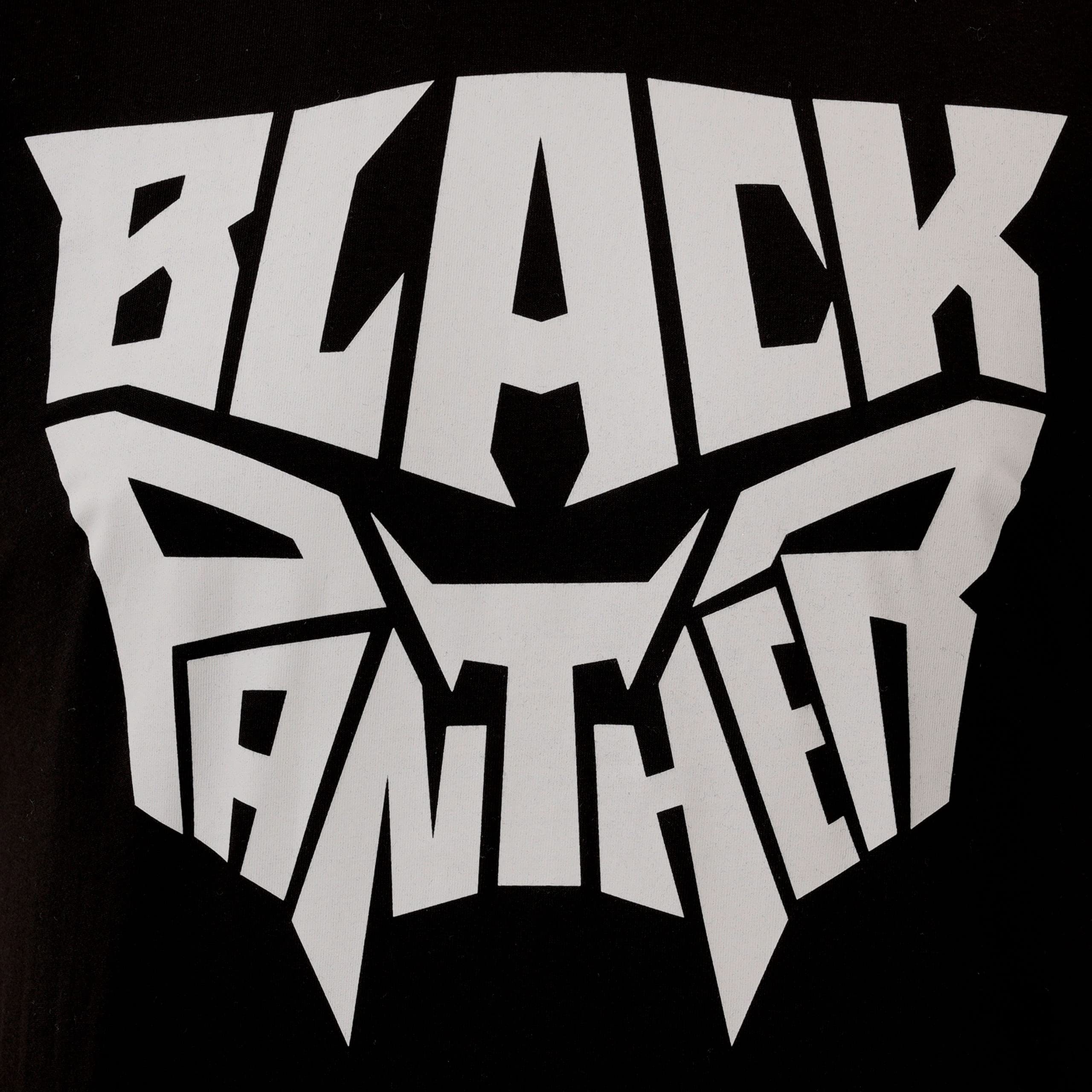 marvel-black-panther-pyjama-homme-noir-taille-l-manches-courtes image 2