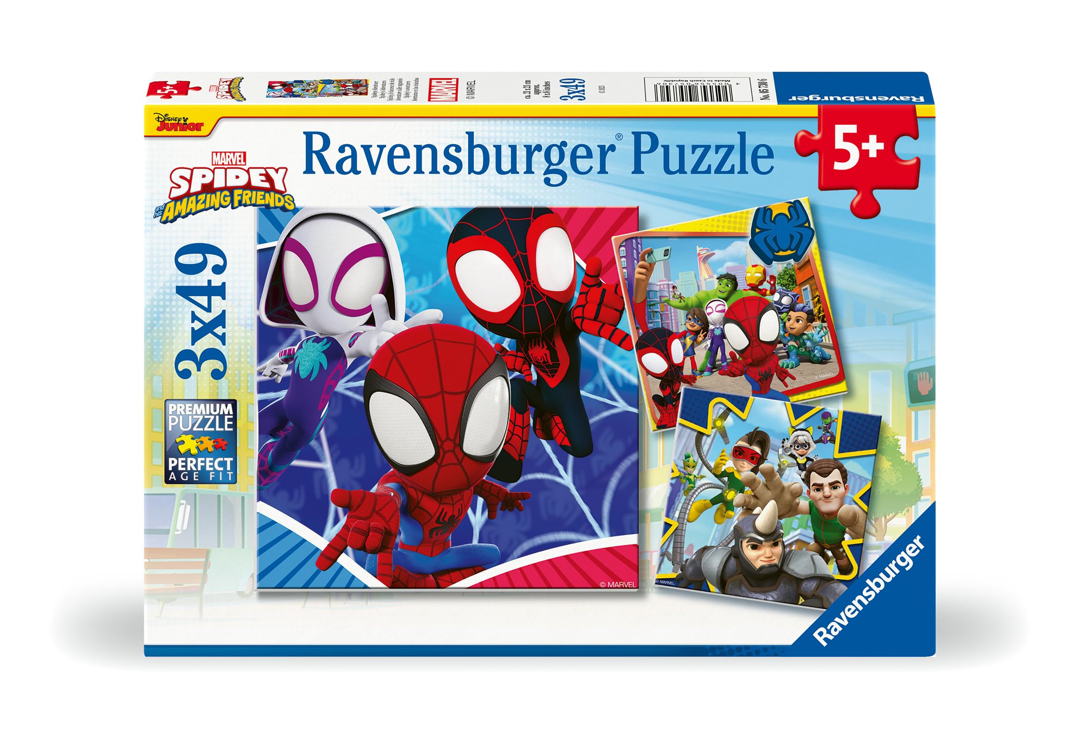 ravensburger-spidey-puzzle-enfant-3x49-pi-ces-posters image 1