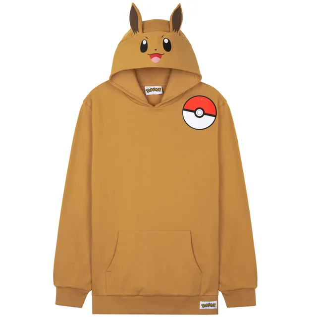pokemon-evoli-sweat-capuche-enfant-9-10-ans-manches-longues image 1