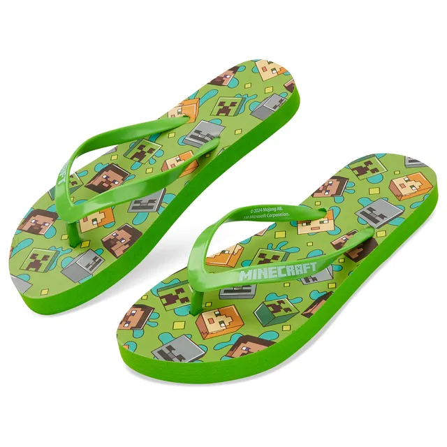 minecraft-claquettes-gar-on-slides-piscine-plage-creeper-3-4 image 1