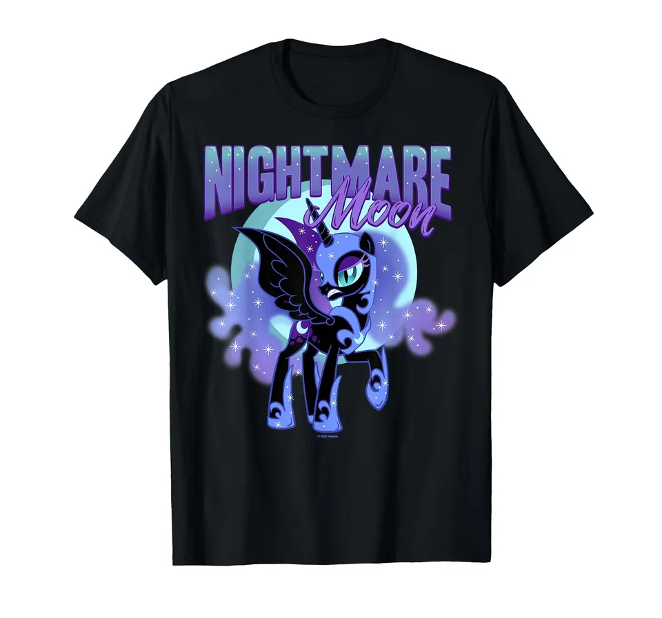 my-little-pony-friendship-is-magic-luna-t-shirt-noir-homme-5xl image 1